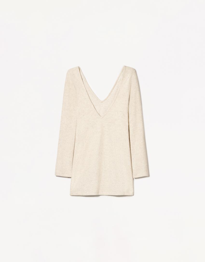 Vestido mini escote pico-Arena-4