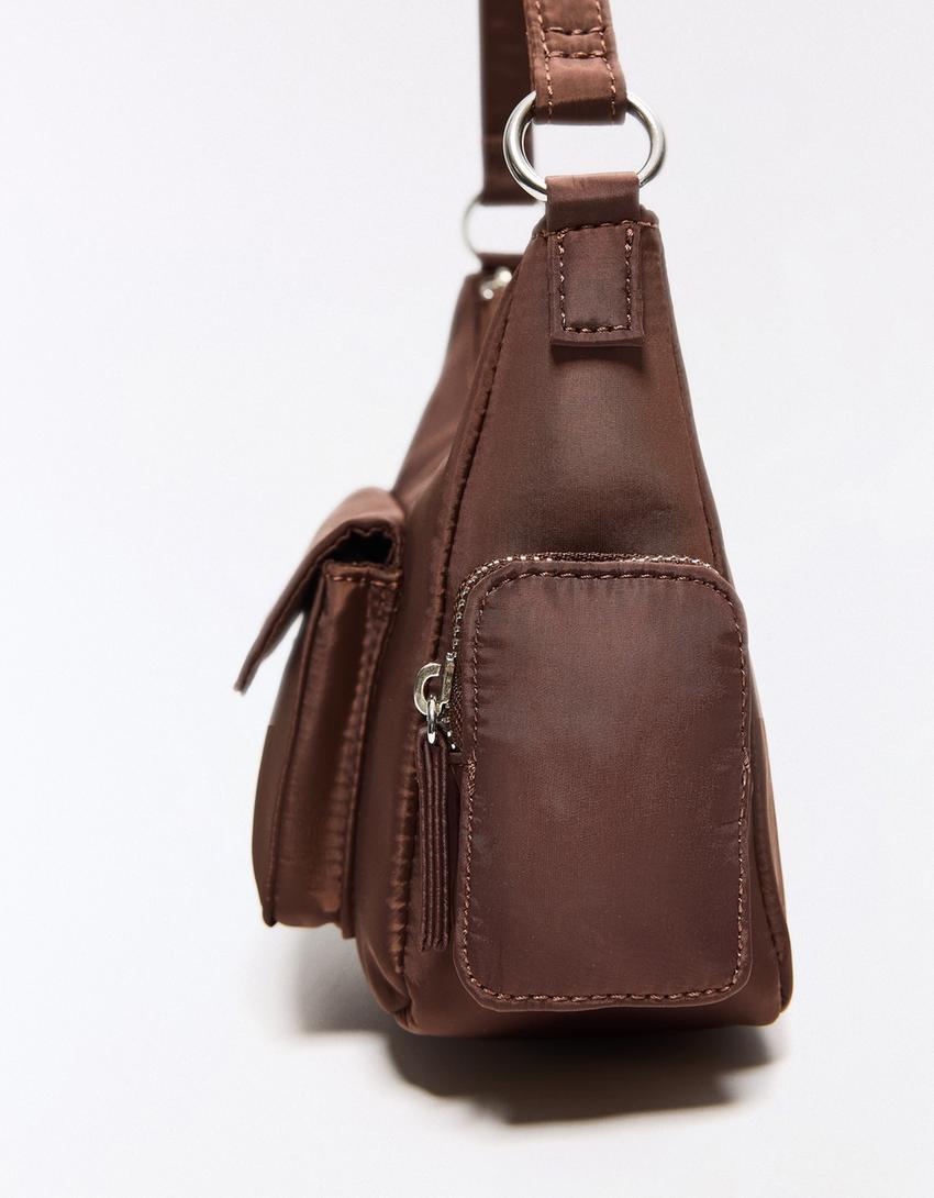Bolso multipocket-Marrón