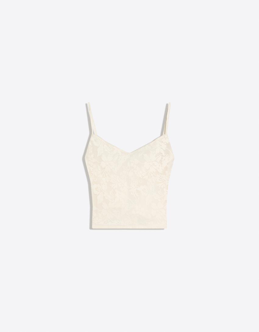 Rustic strappy top