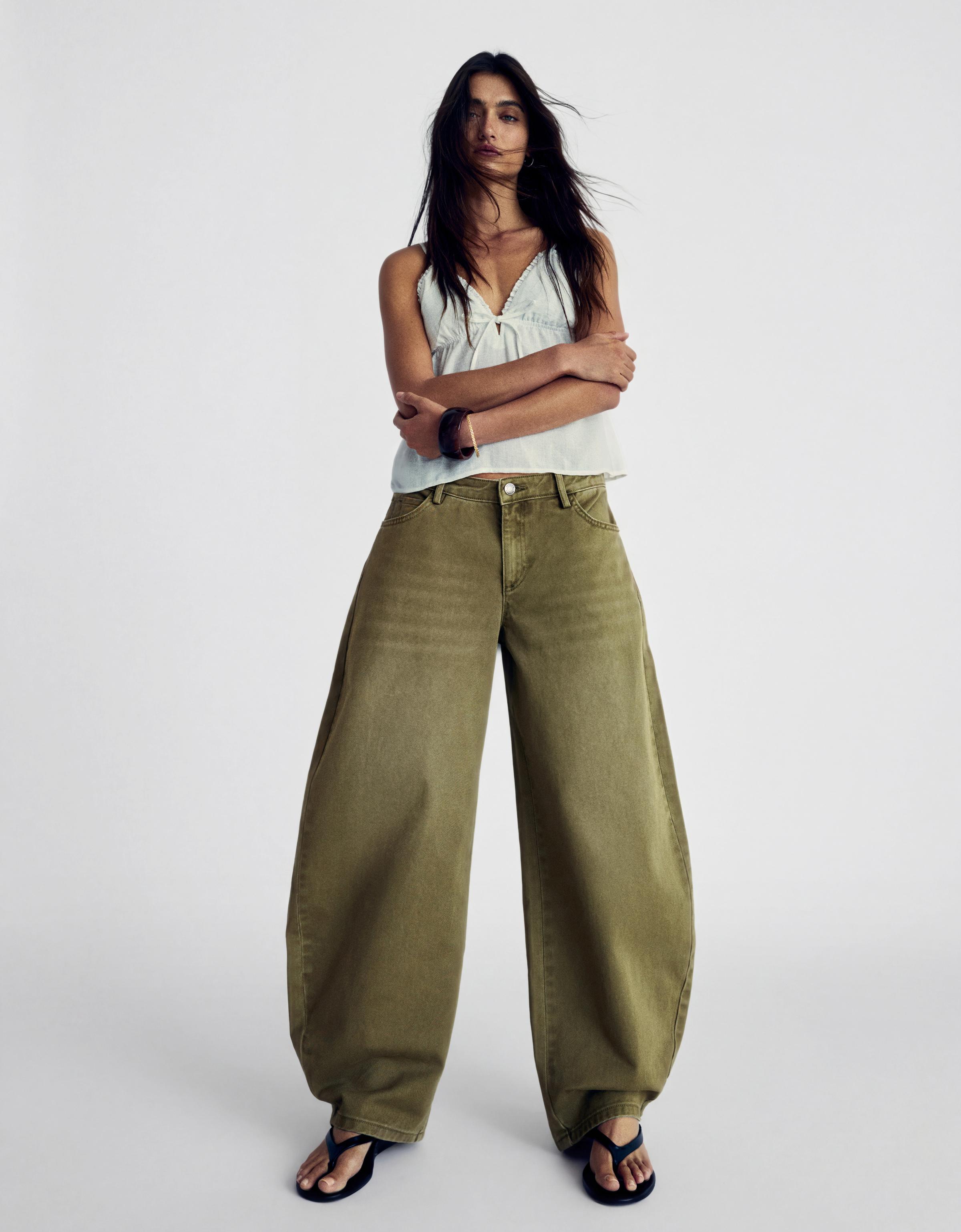 Barrel fit pantolon - Görsel 24