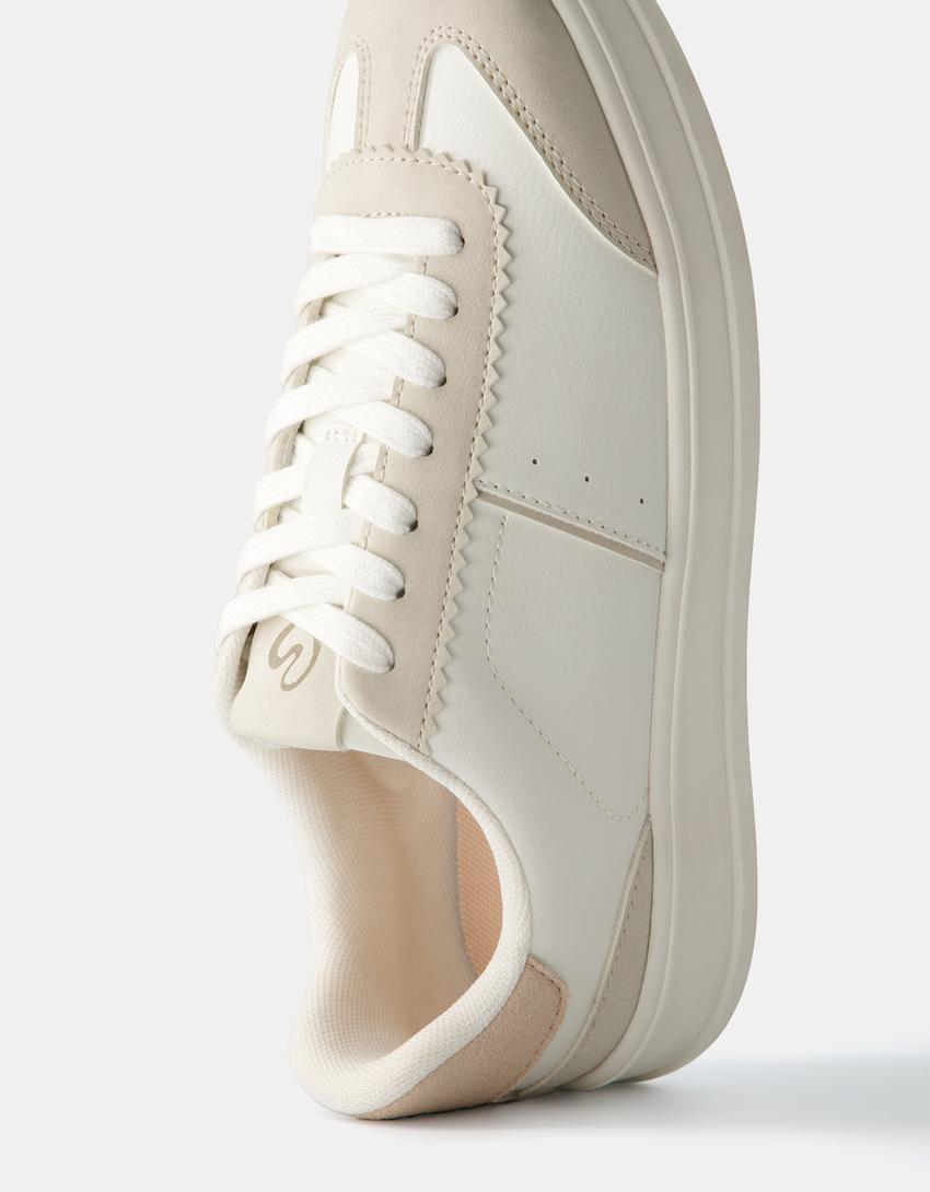 Baskets assorties style rétro-Blanc-2