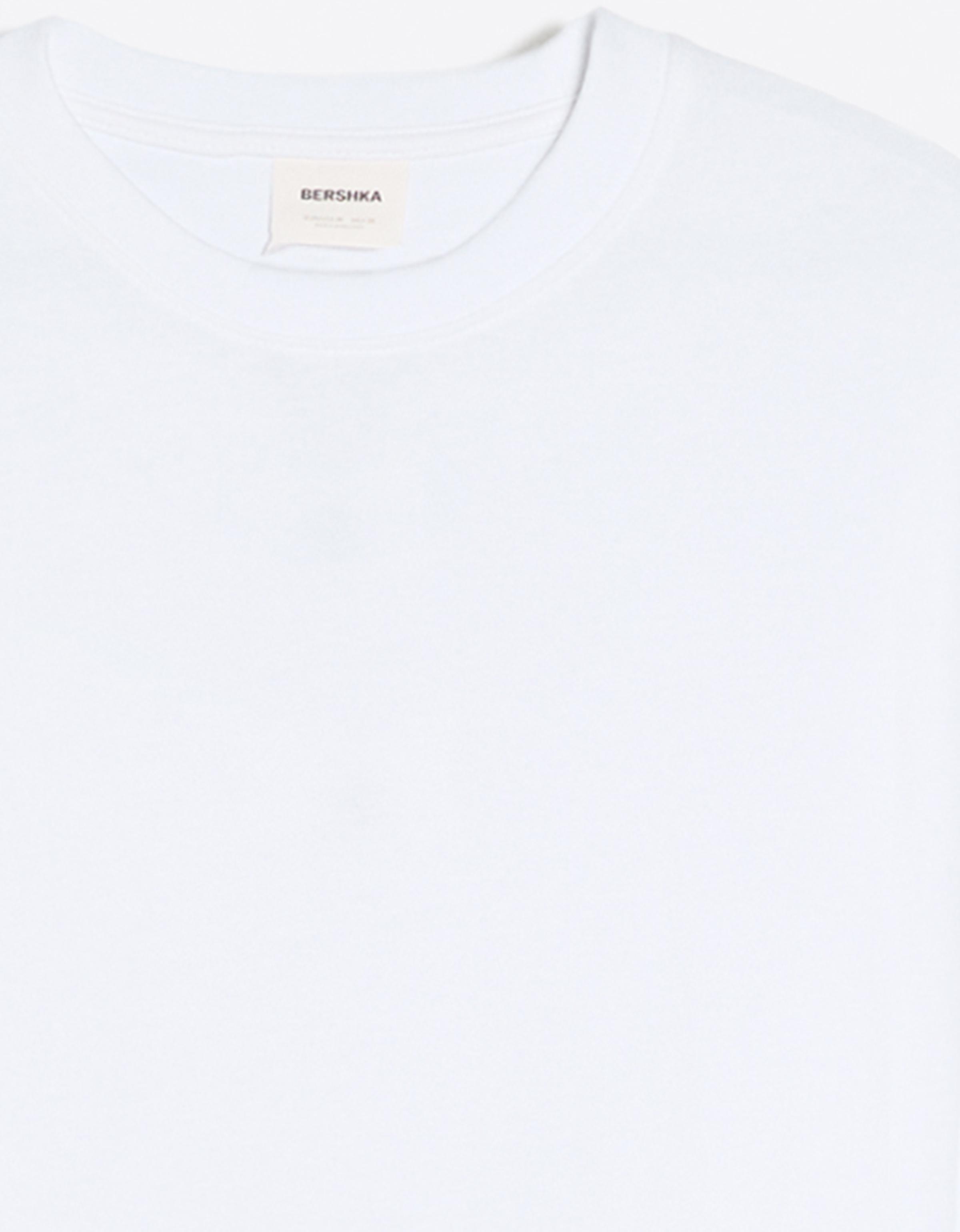 Boxy long sleeve T-shirt — White
