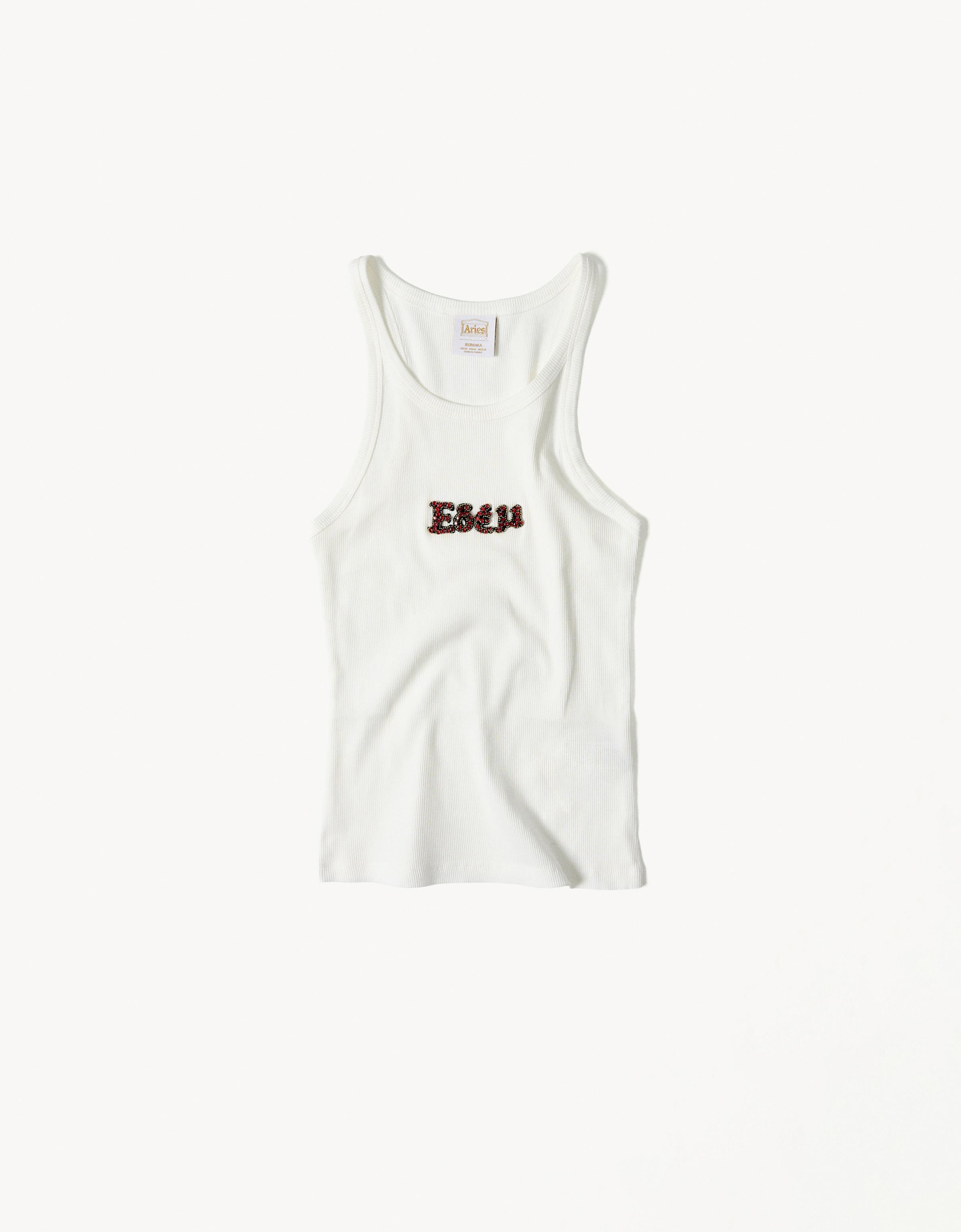 Bershka ARIES X BERSHKA baskılı askılı top görsel 8