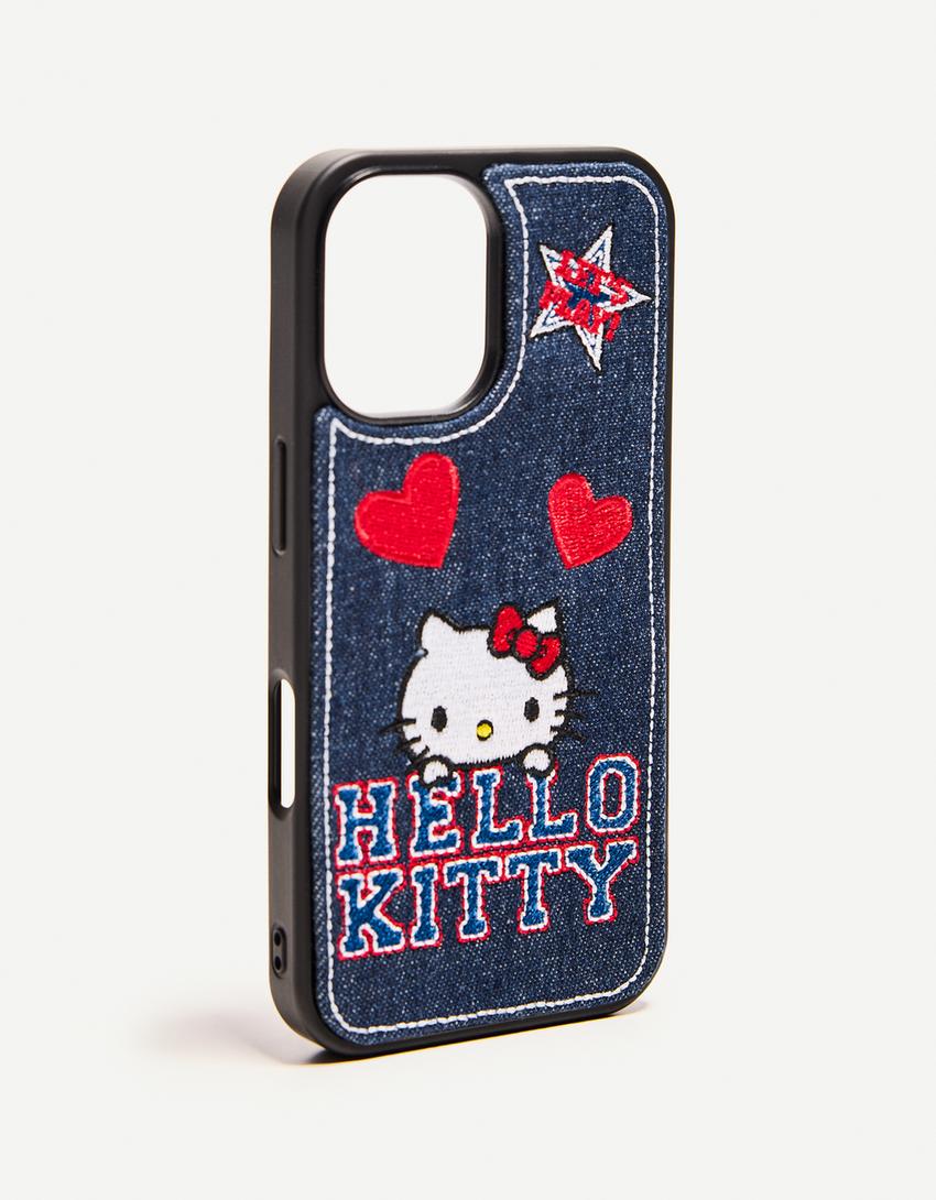 Hello Kitty iPhone case-Blue-1