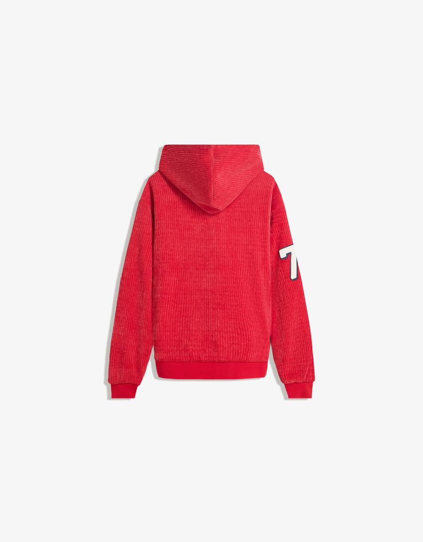 Manšestrová svrchní košile boxy fit Ecko Unltd-Červená