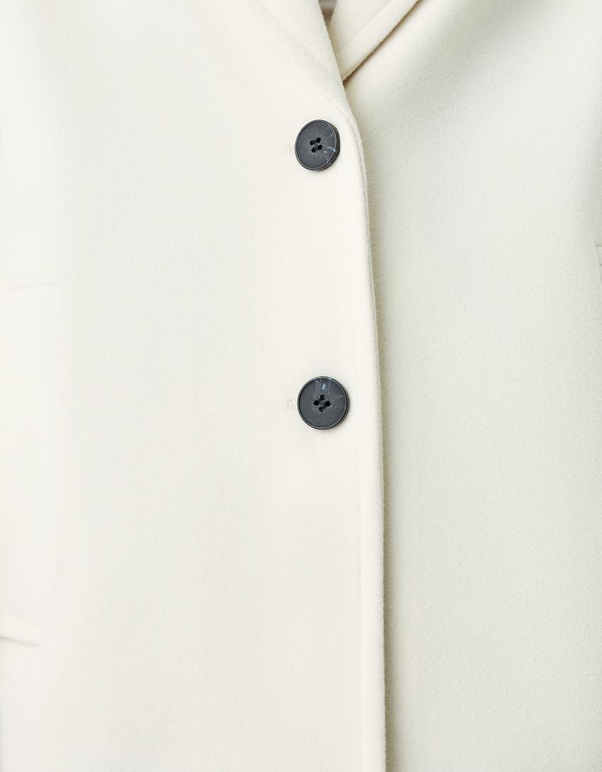 Manteau long soft-Écru-6