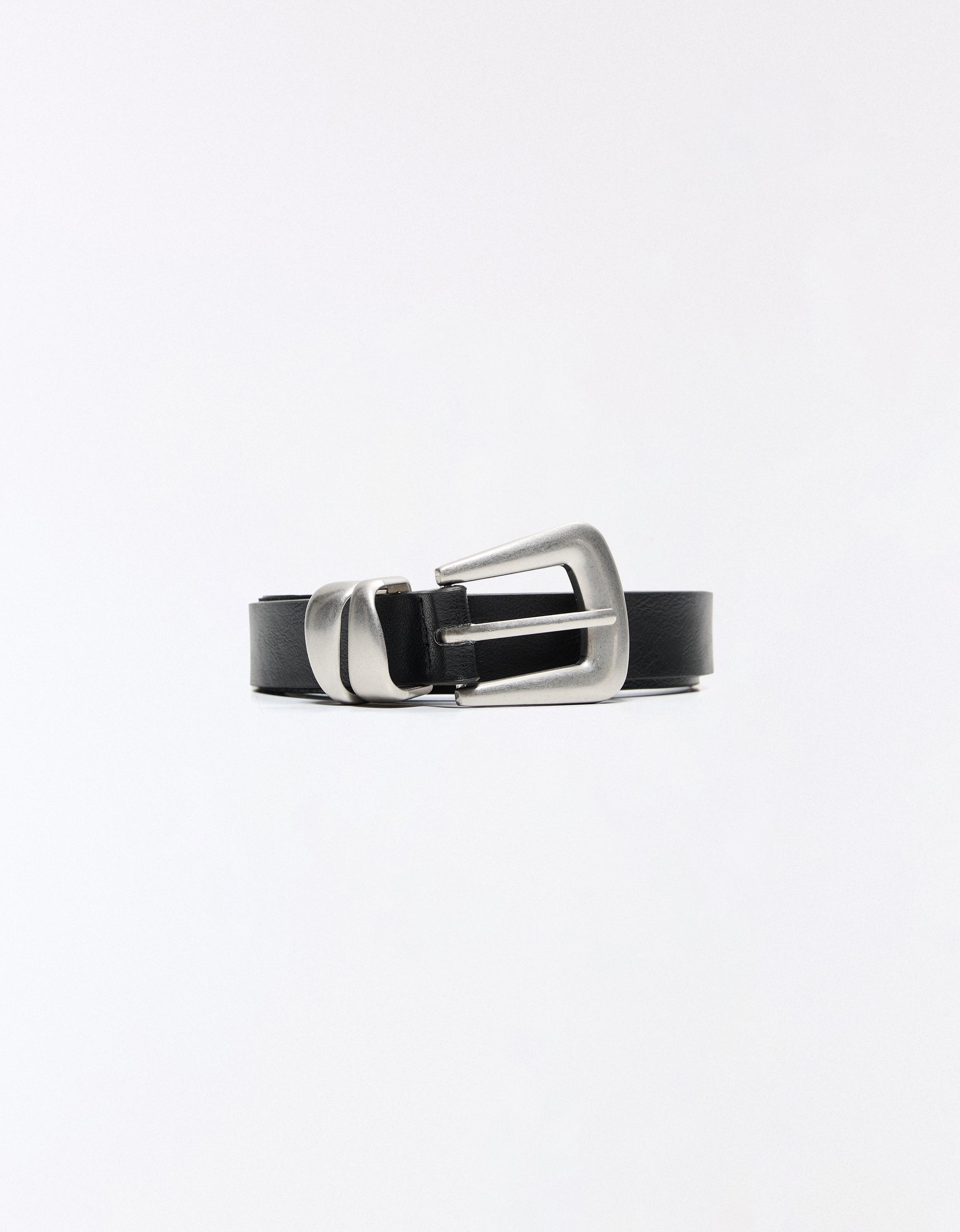 Double wrap belt — Black