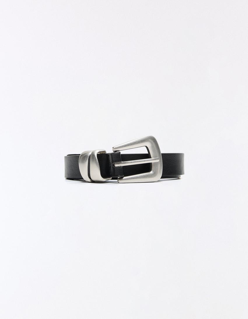 Double-wrap belt-Black