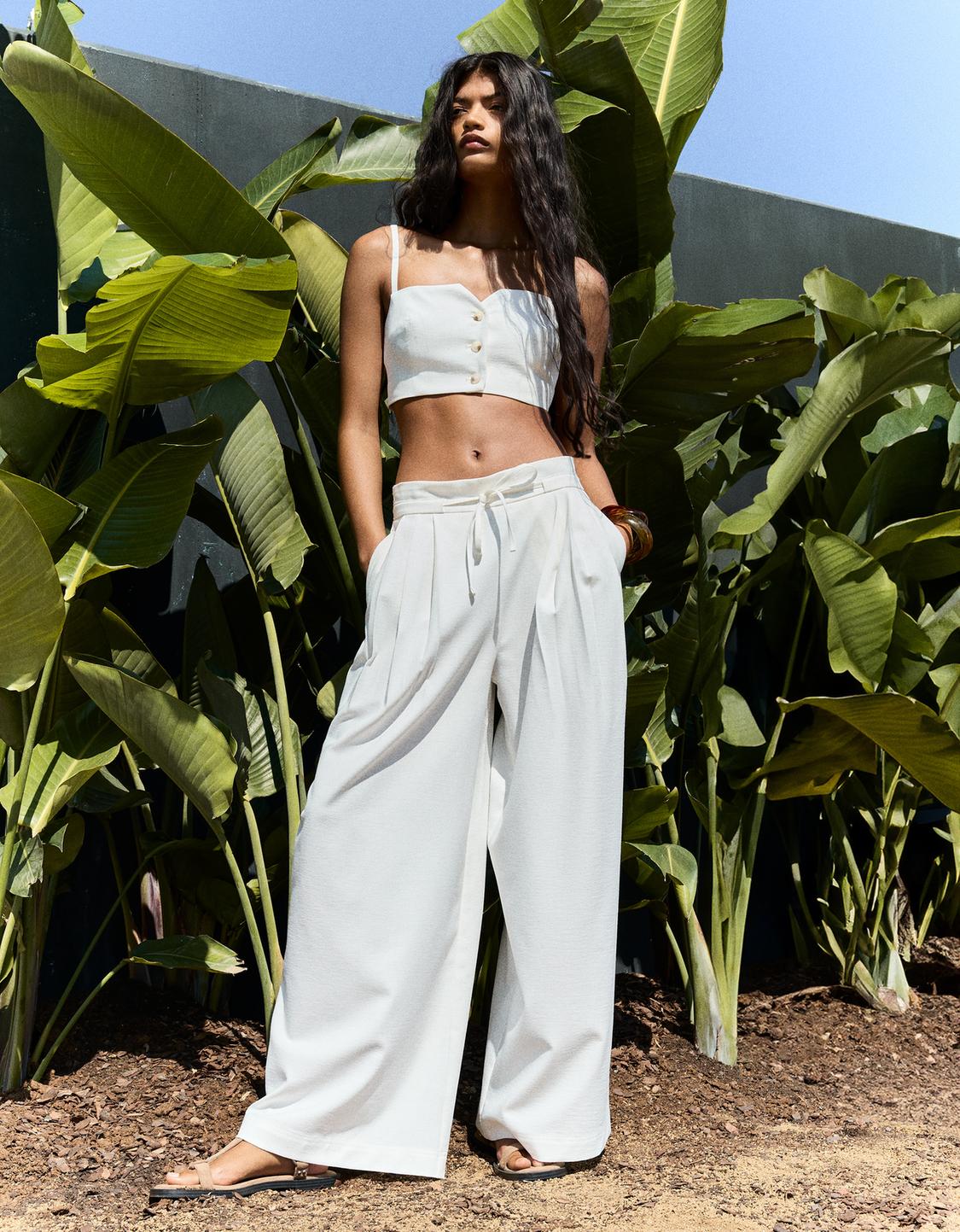 Set chaleco y pantalón fluido