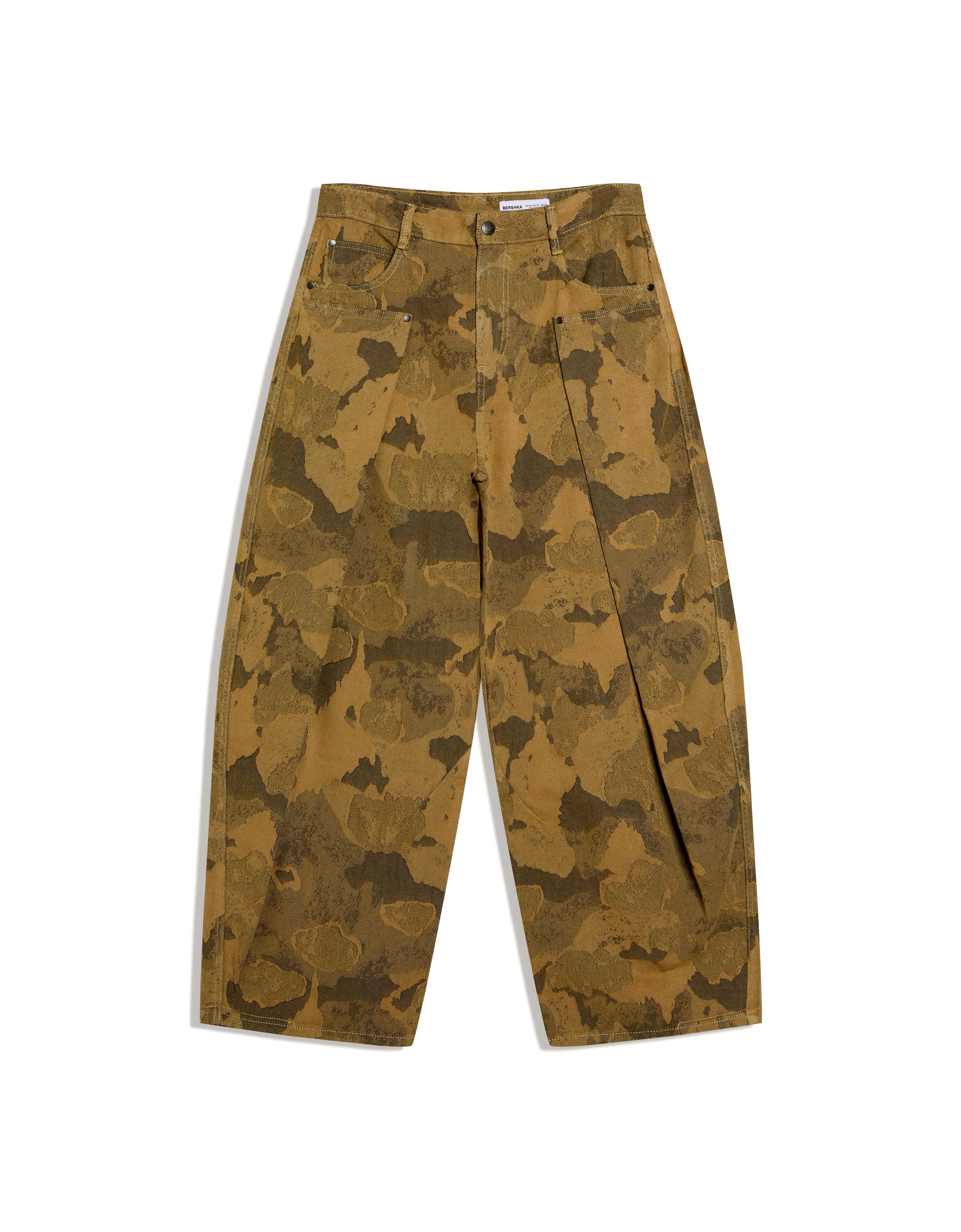 Baskılı balon pantolon - Görsel 8