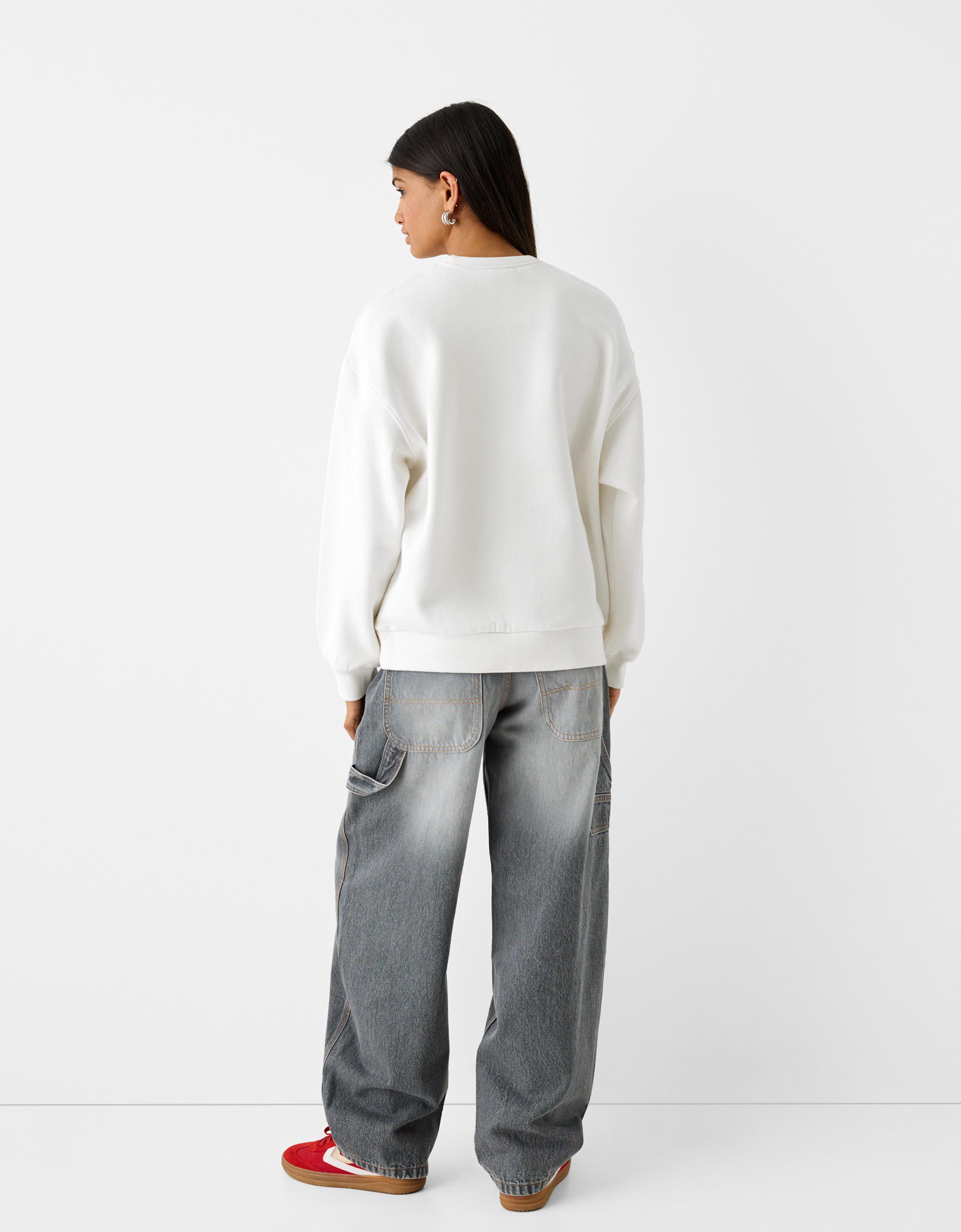 Bershka oversize sweatshirt online