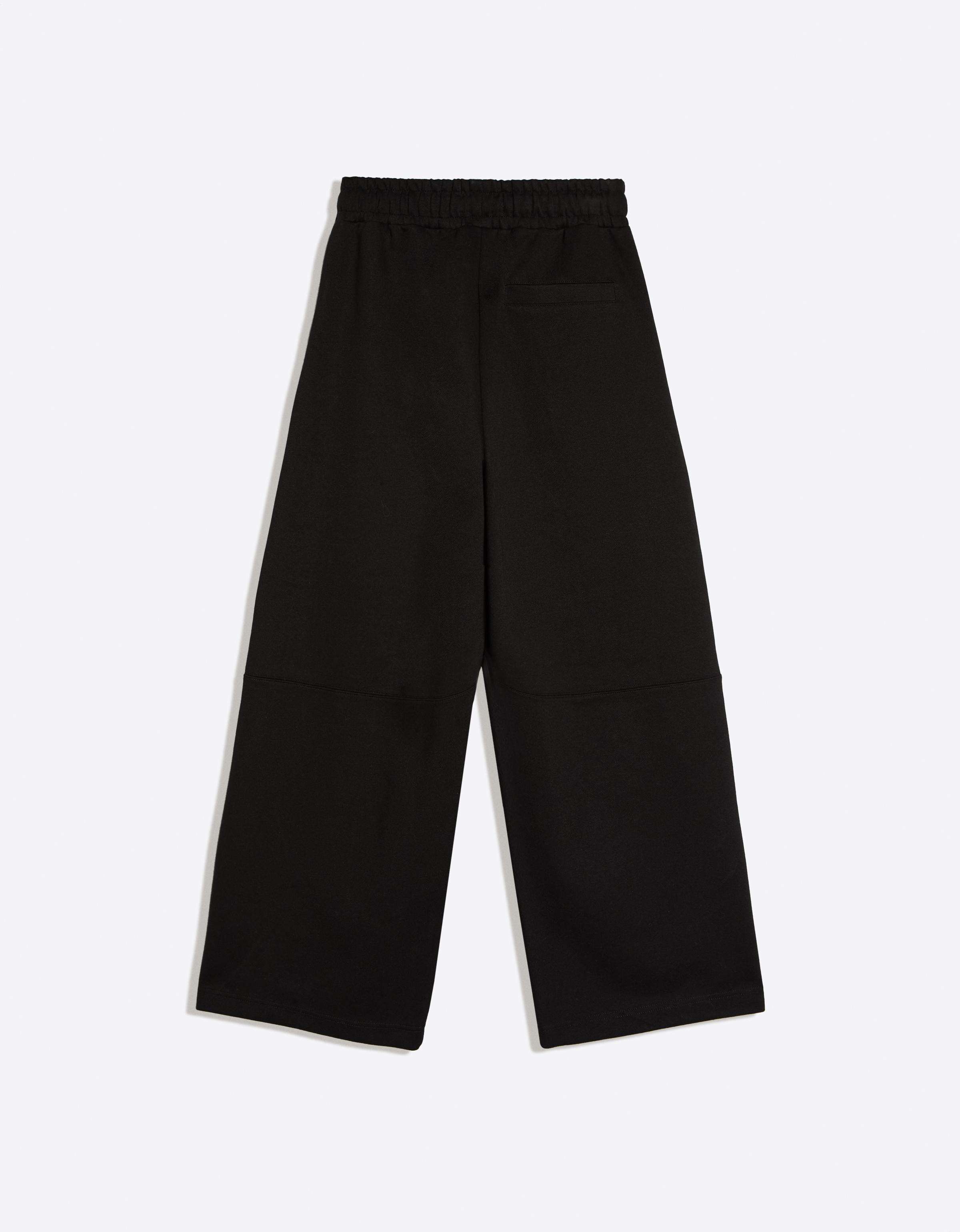 Super baggy pleated trousers — Black