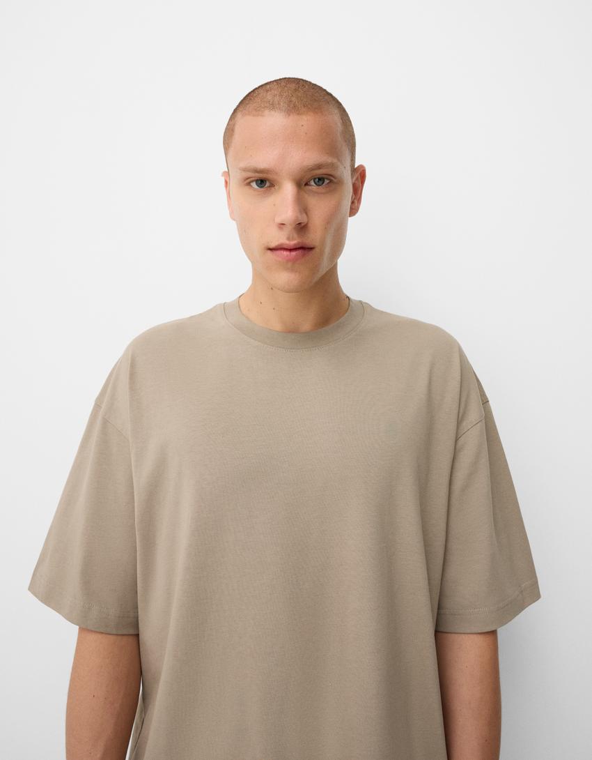 Oversized short sleeve T-shirt - Men | Bershka