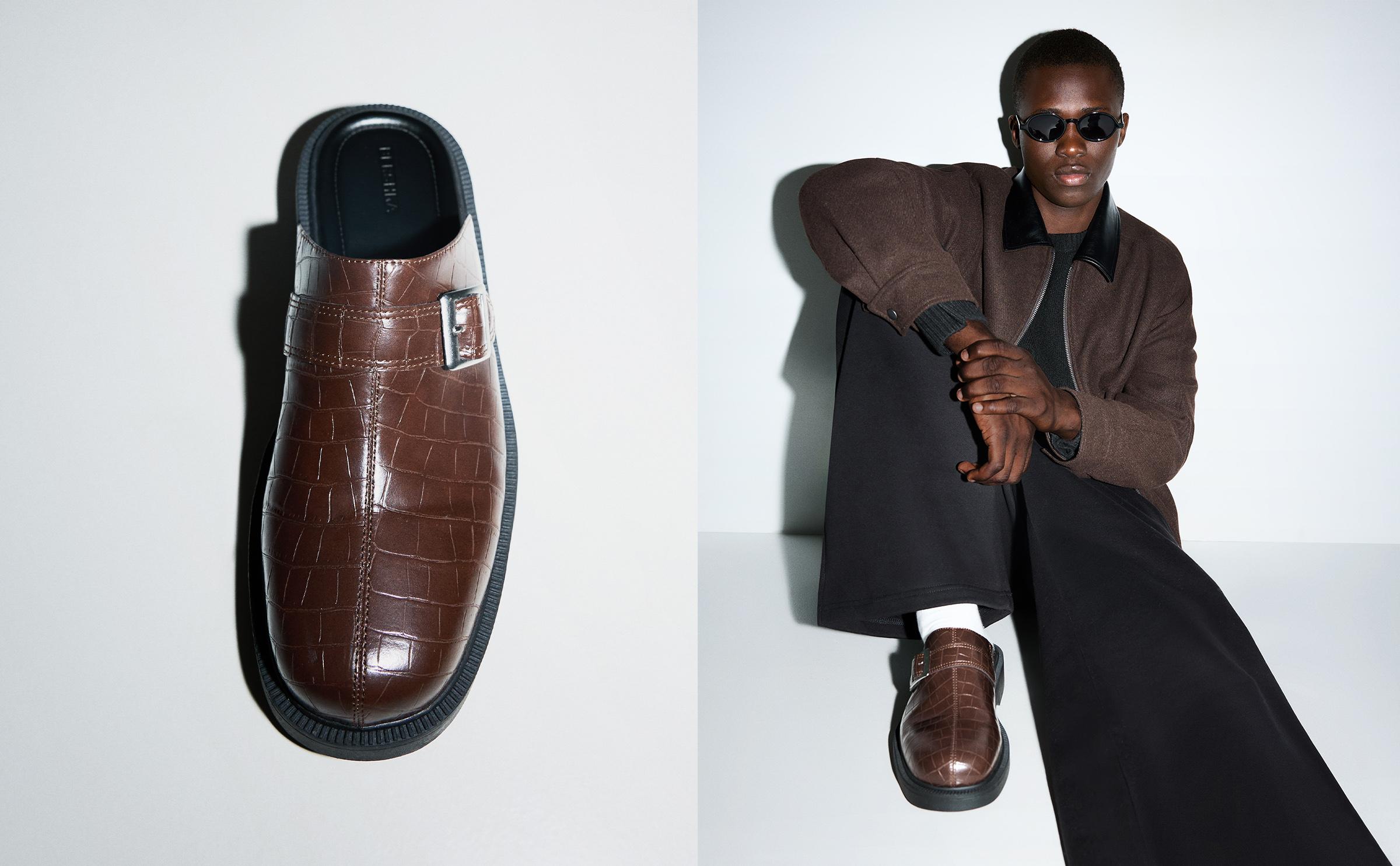 Buckled clogs