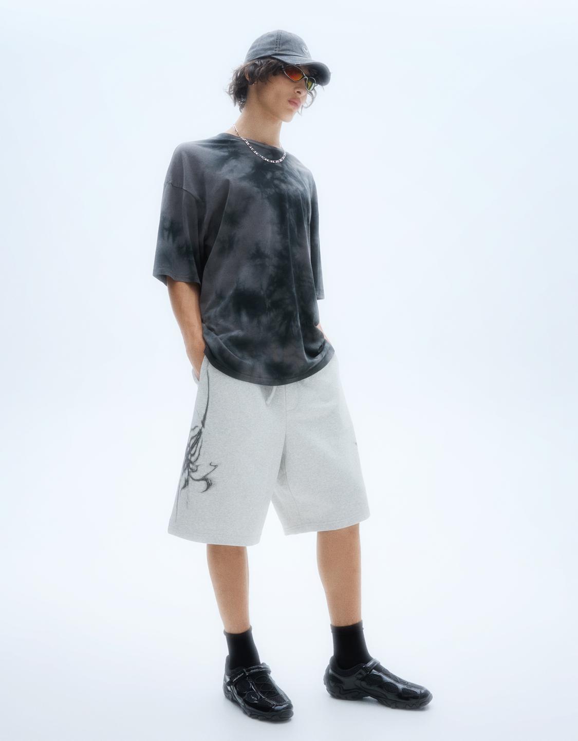 Printed Bermuda shorts