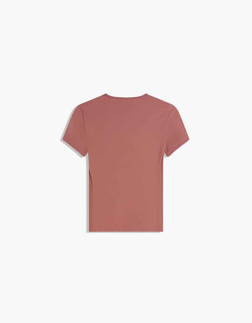 Camiseta quick dry & breathable manga corta-Naranja-1