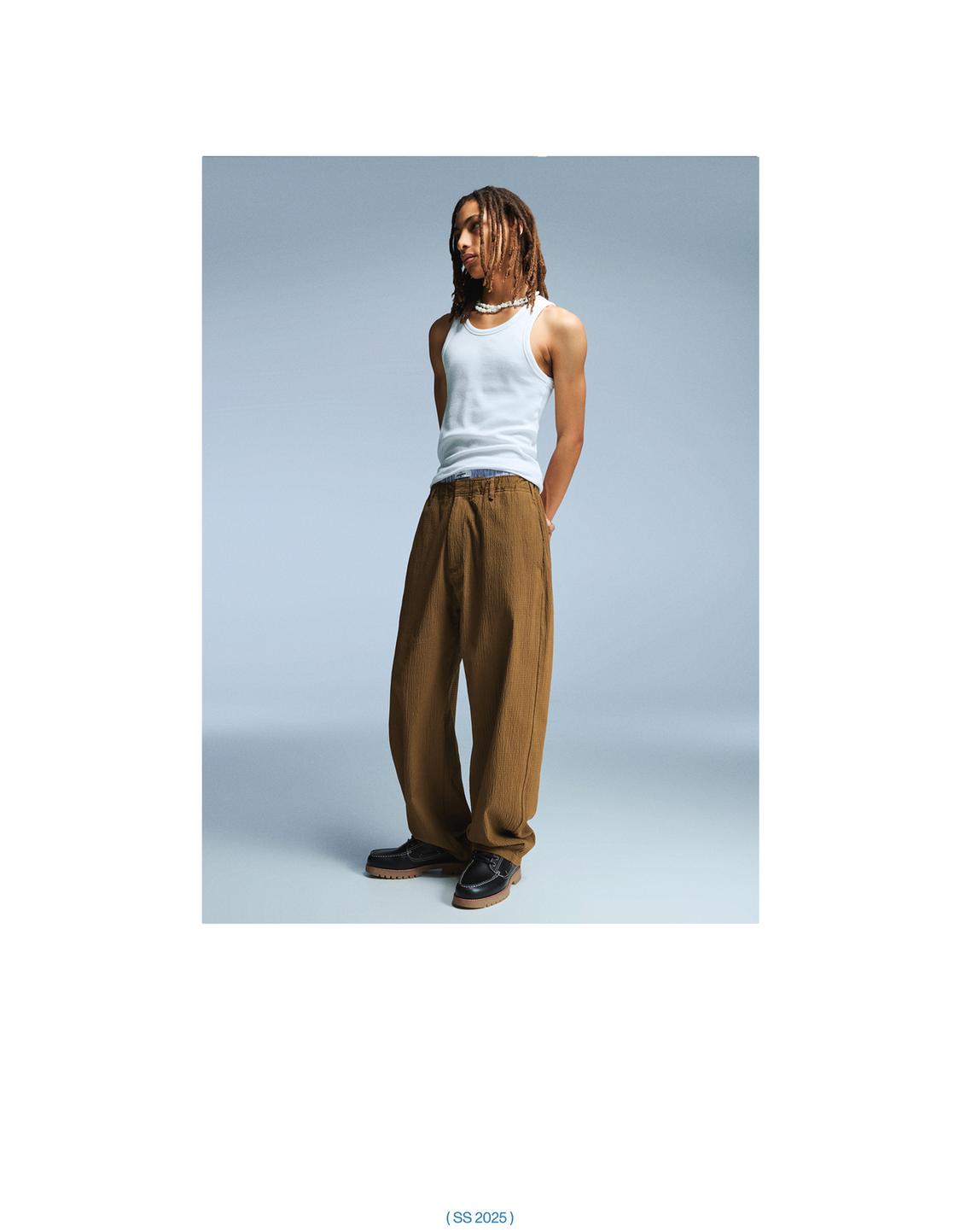 Balloon fit trousers