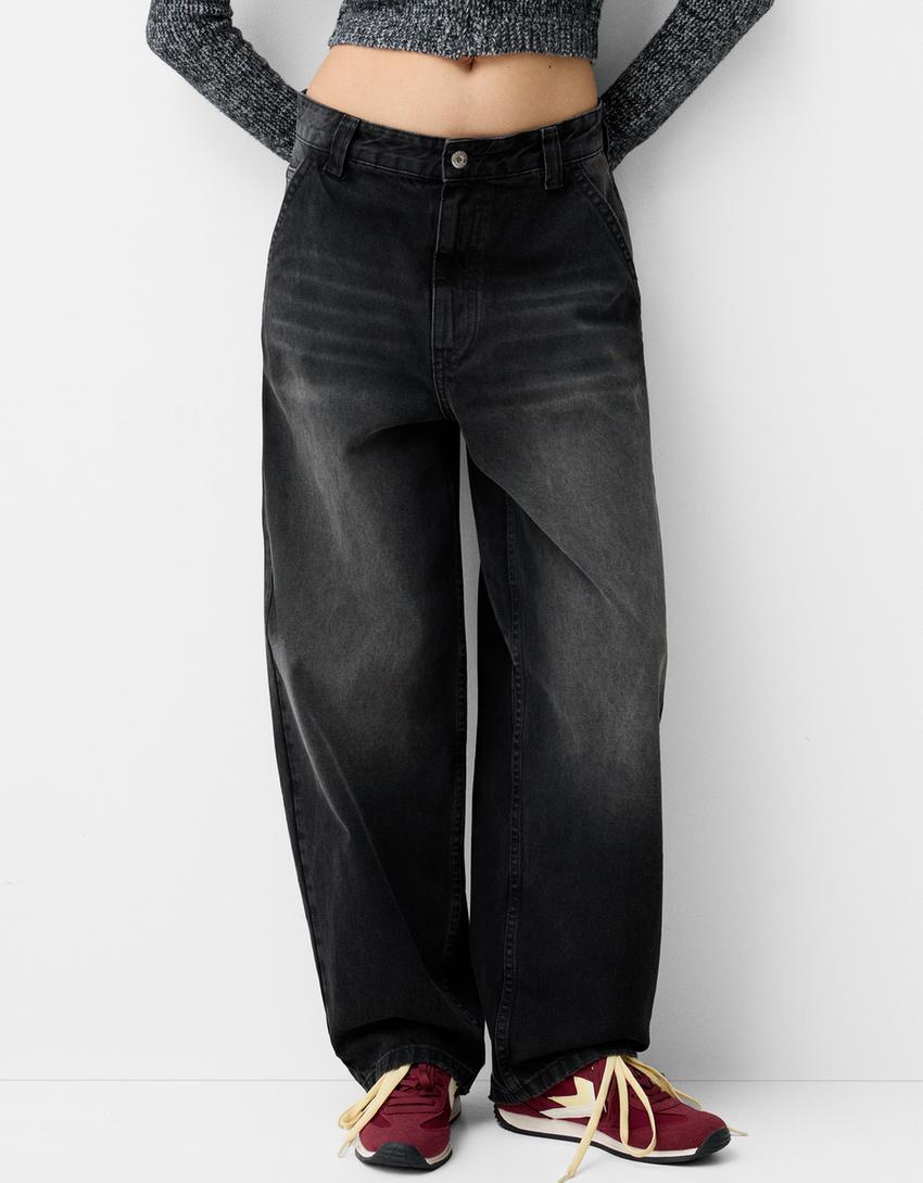 Skater jeans-Black-1