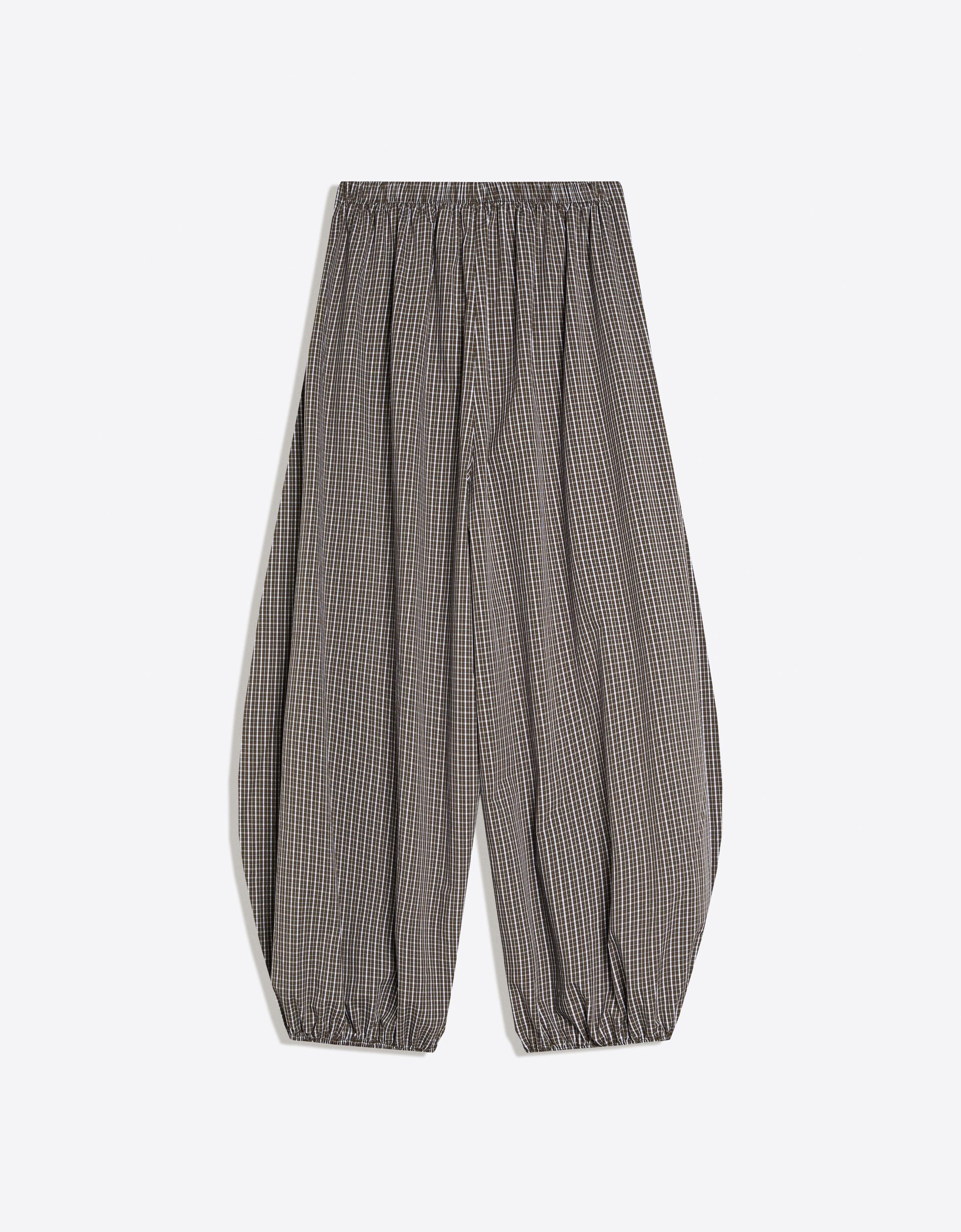 Poplin bloomer trousers — Khaki