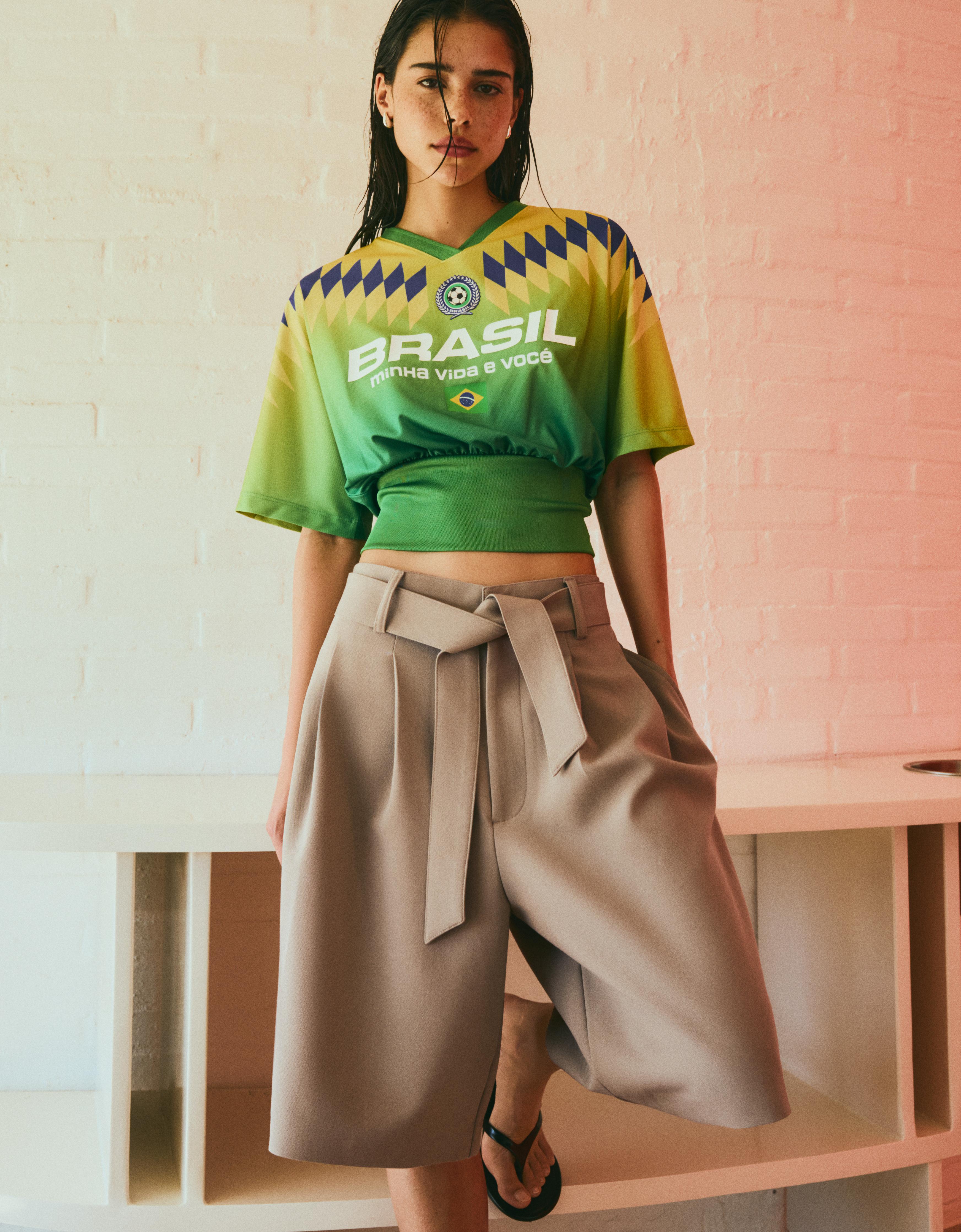 Brazil FIFA WORLD CUP™ sash T-shirt — Green