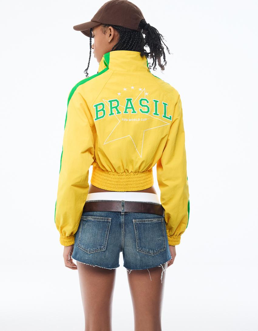 Brazil FIFA WORLD CUP™ nylon jacket-Yellow