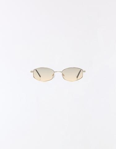 Metal frame sunglasses — Beige 2