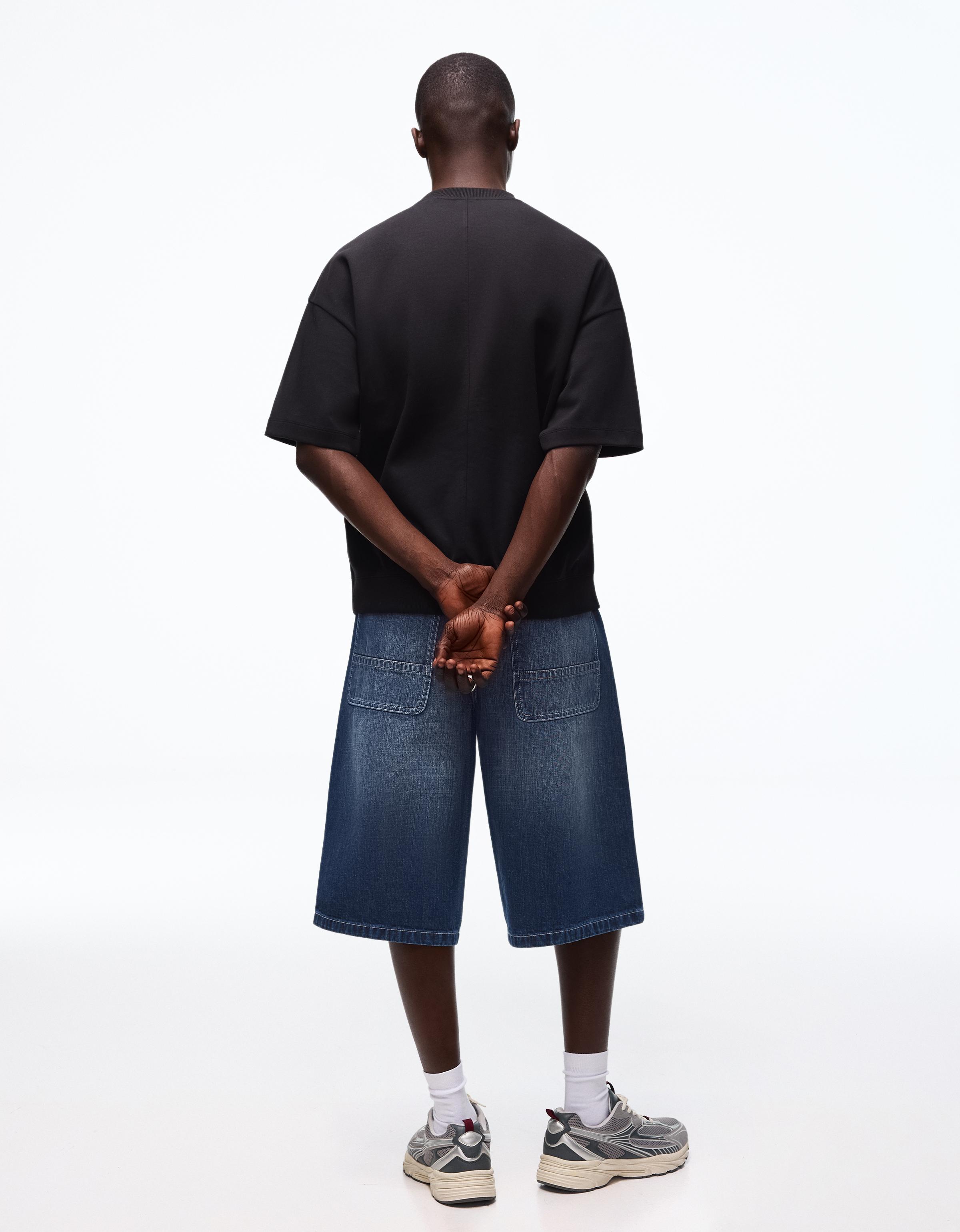 Skater denim bermuda - Görsel 95