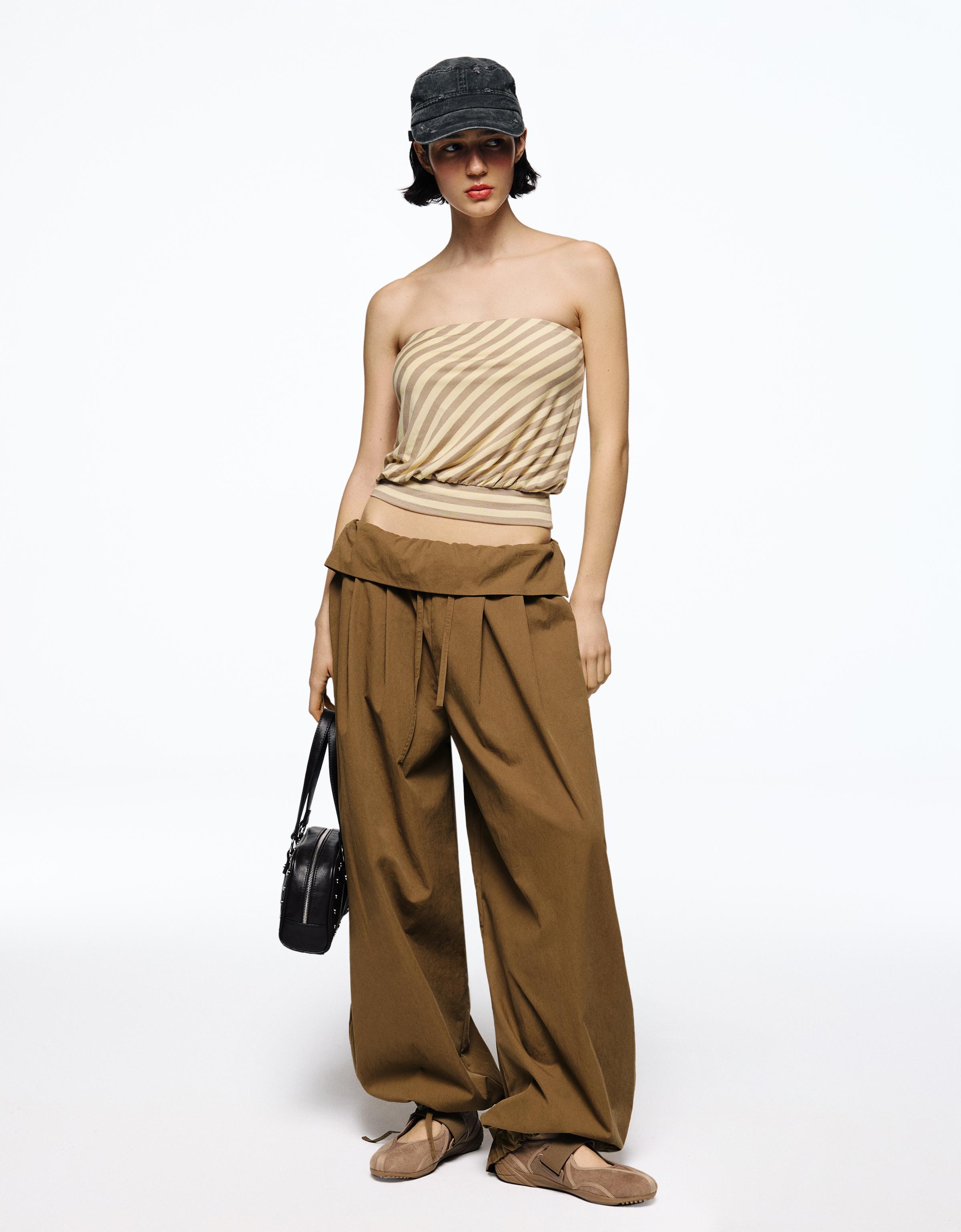 Kıvrık belli pantolon - Görsel 40