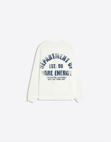 Print round neck sweatshirt — Oats 6