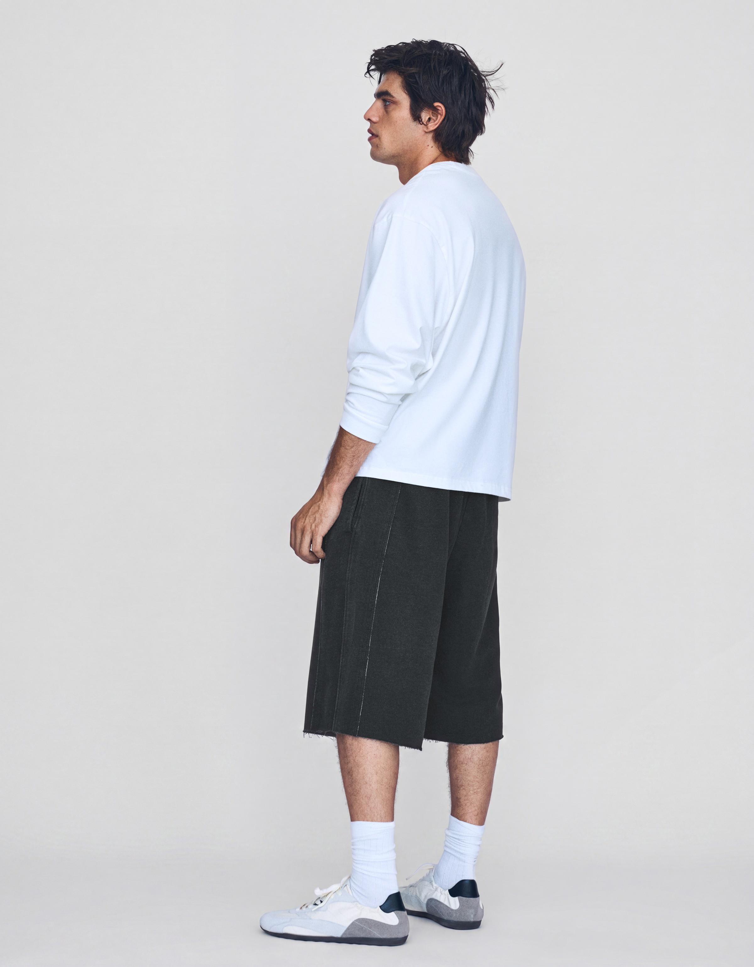 Baggy jort Bermuda shorts — Grey
