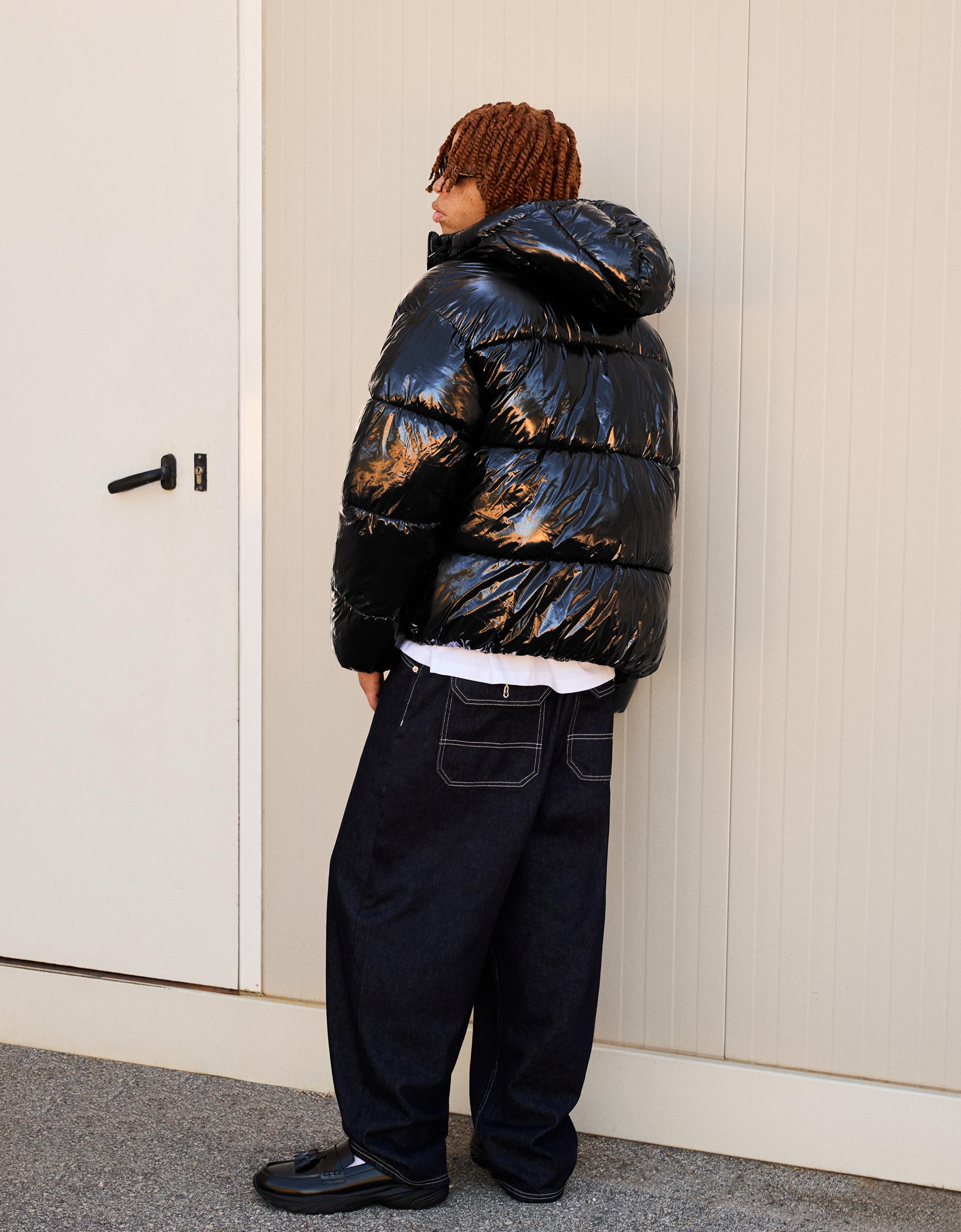 RUFFLOG MA-1 PUFFER JACKET BLACK ラフロッグ RUFFLOG MA-1 PUFFER JACKET BLACK ラフロッグ RUFFLOG MA-1