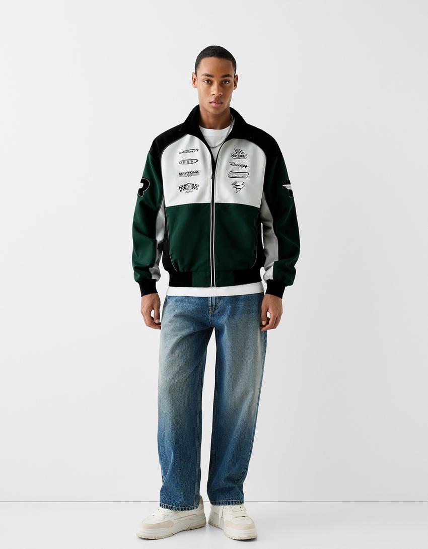 Technical racing jacket-Green-3