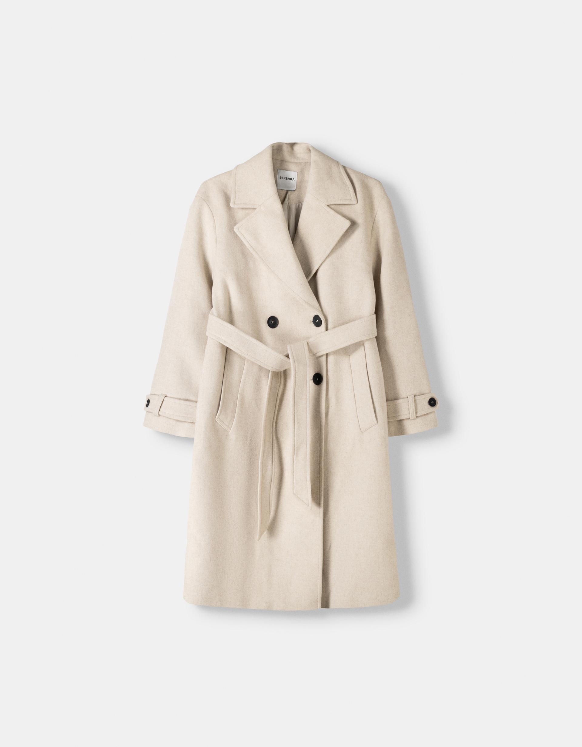 Abrigo Trench Abrigos Mujer En Bershka Abrigo Trench Mujer Bershka