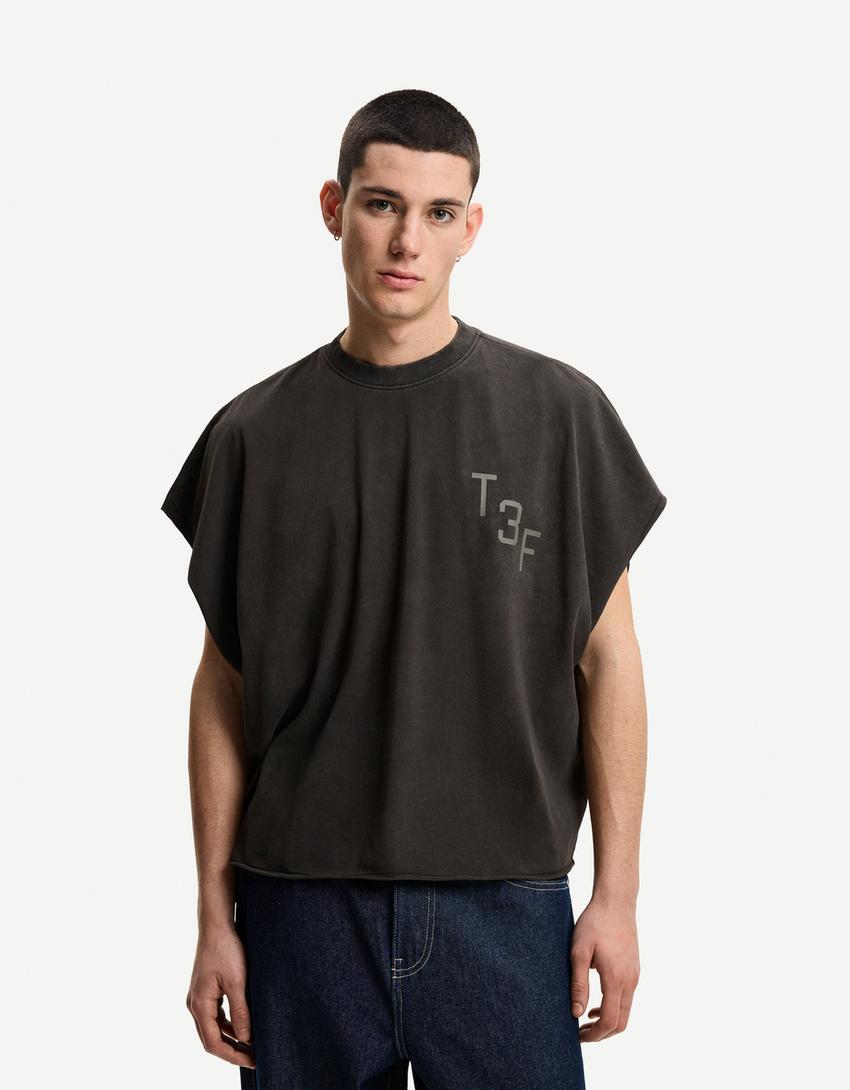 Camiseta Top Bershka Negro Camiseta Retro Bershka Camiseta