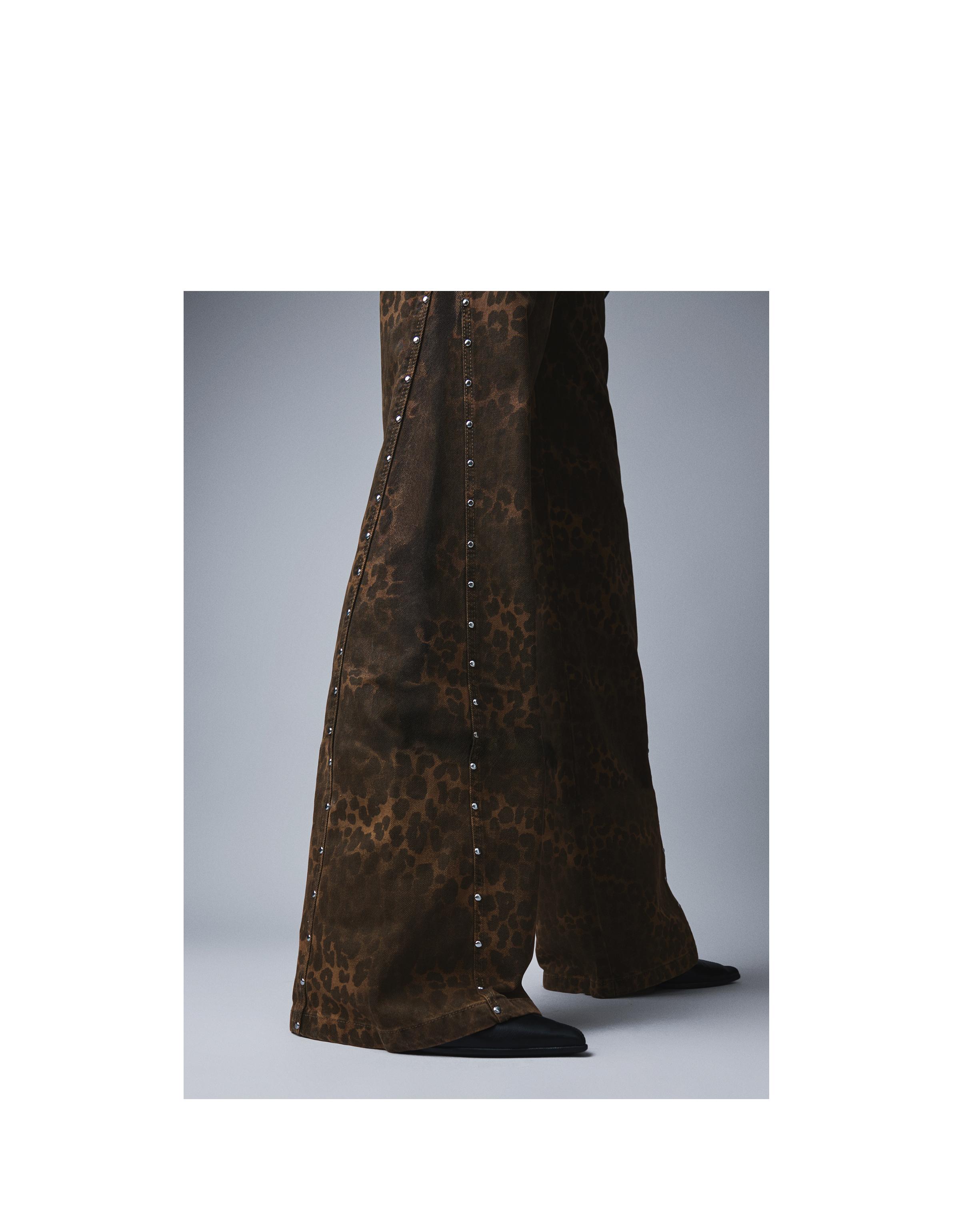 Straight fit fitilli kumaş pantolon - Görsel 45