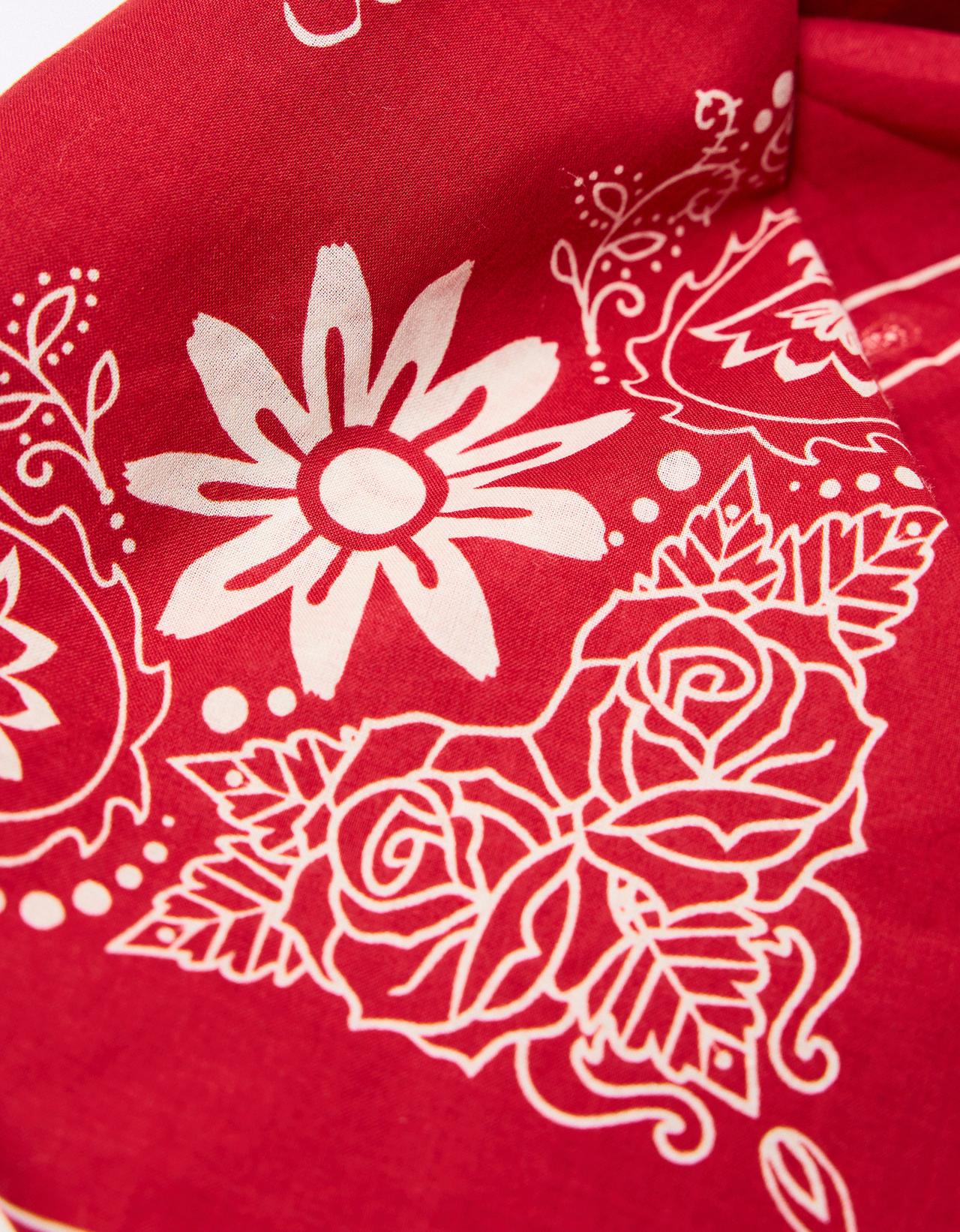 Bandana print — Red