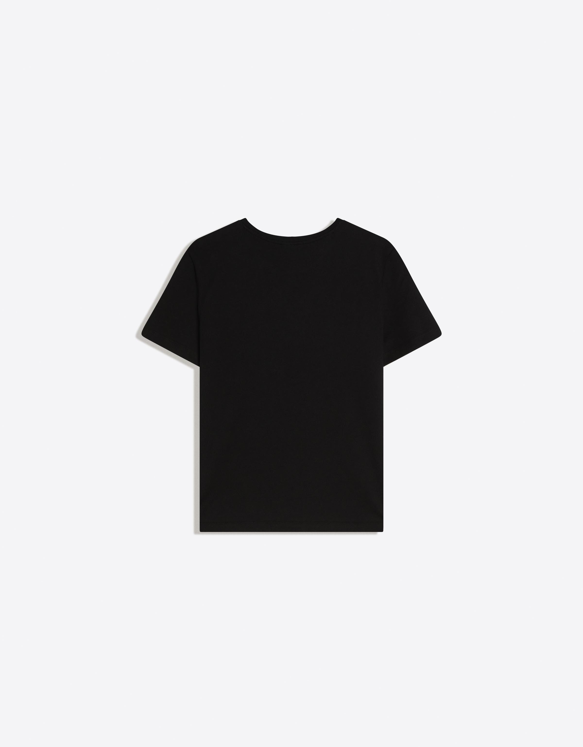 Basic short sleeve T-shirt — Black