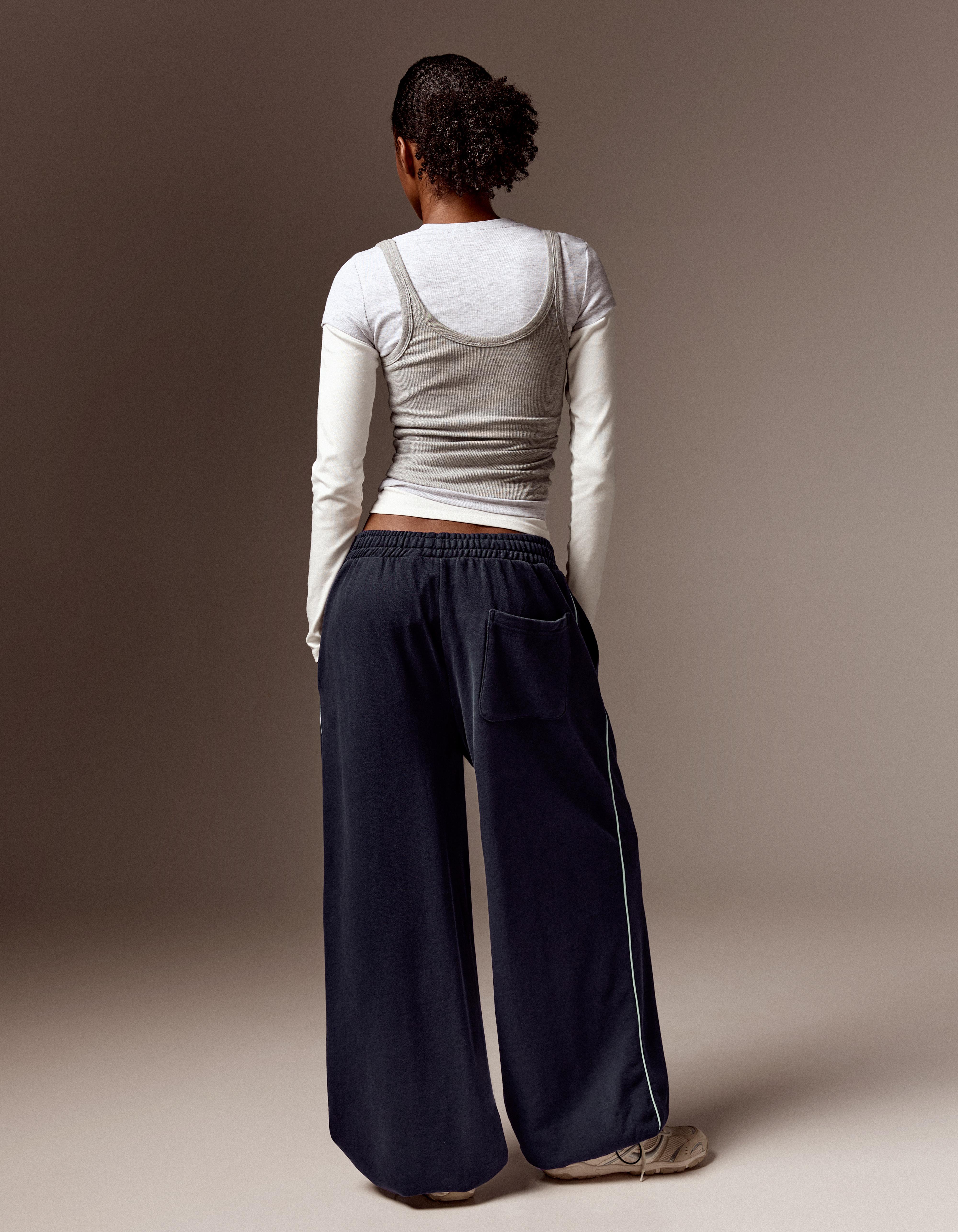 Dancer plush joggers — Navy