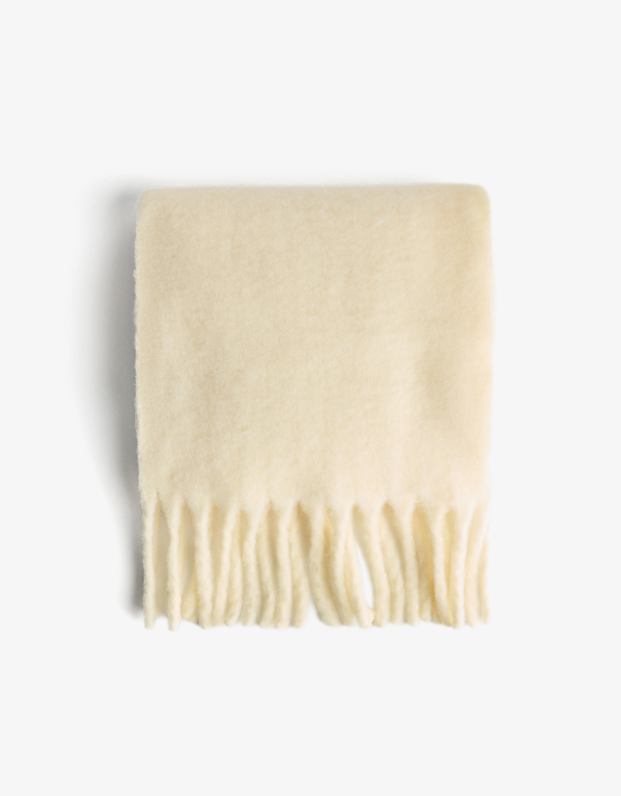 Solid-coloured scarf — Yellow