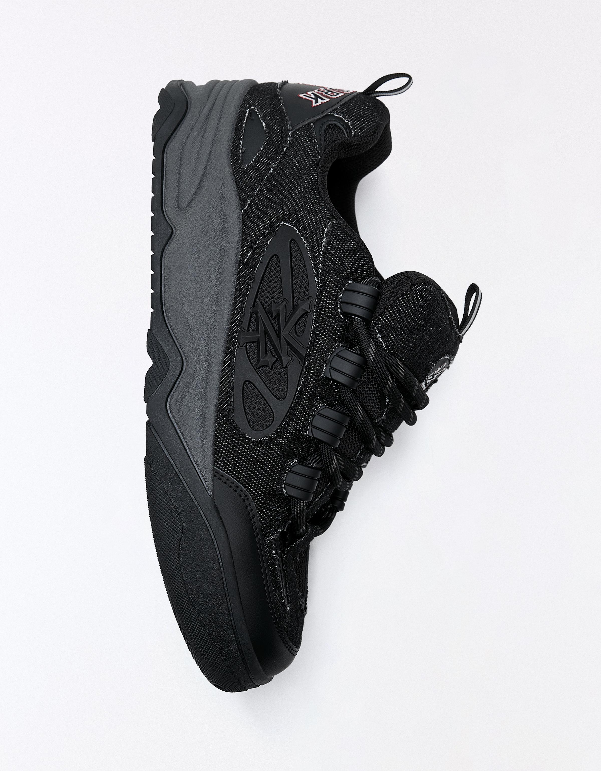 ZOO YORK skate trainers — BLACK