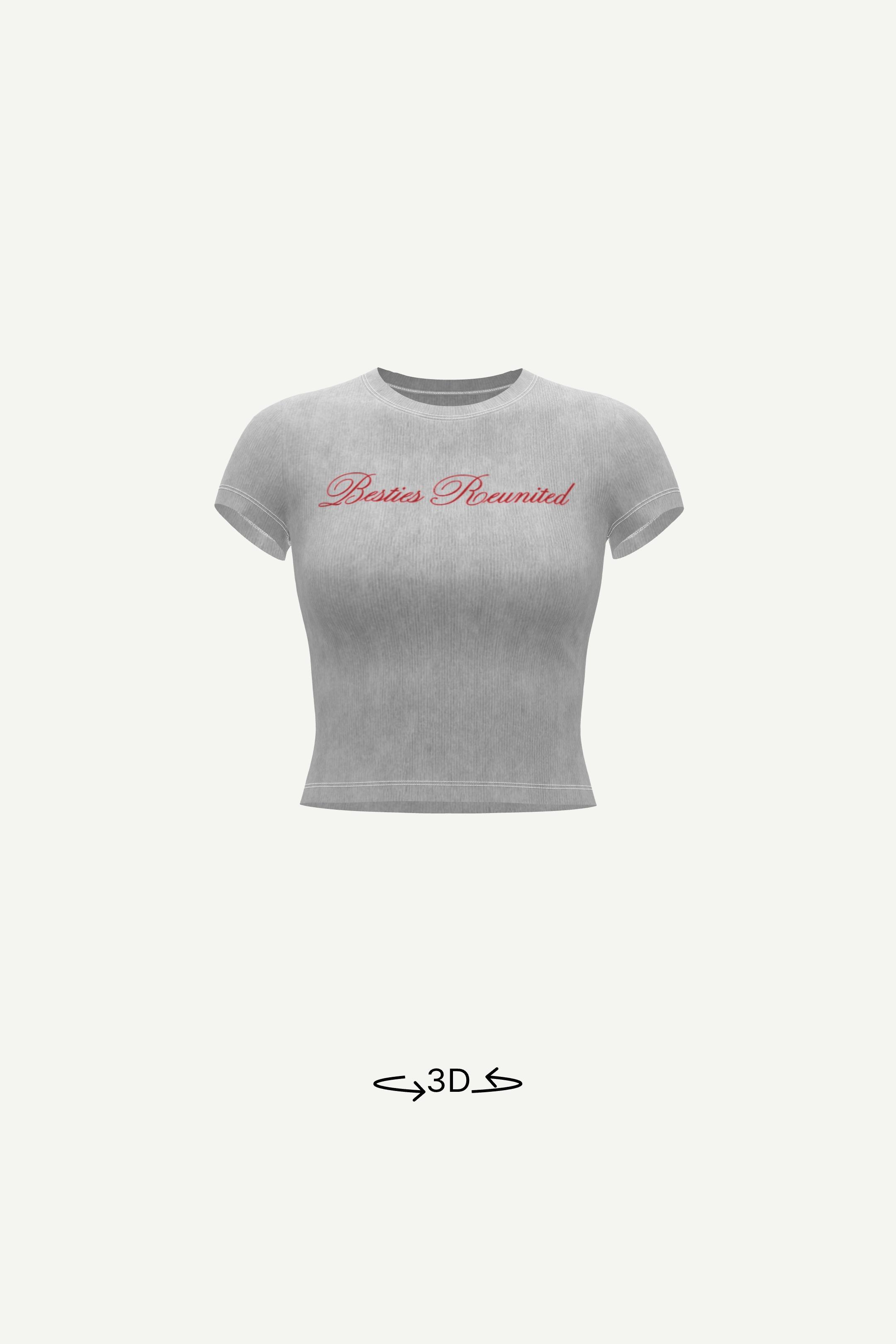 Samarreta màniga curta print-Gris-0