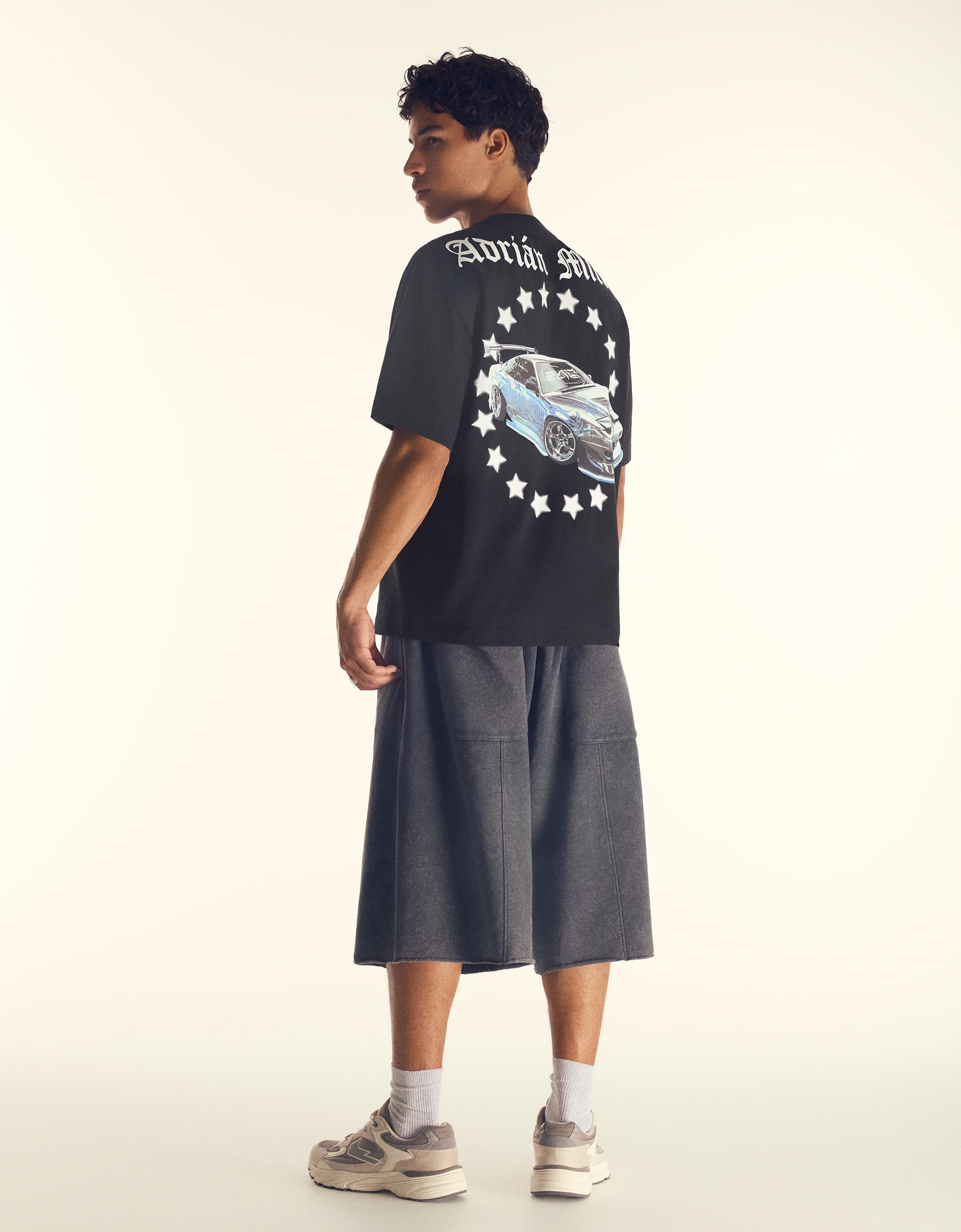 ADRIÁN MILLS short sleeve T-shirt — Black