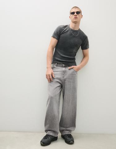 Embroidered neobarrel jeans — Grey 2