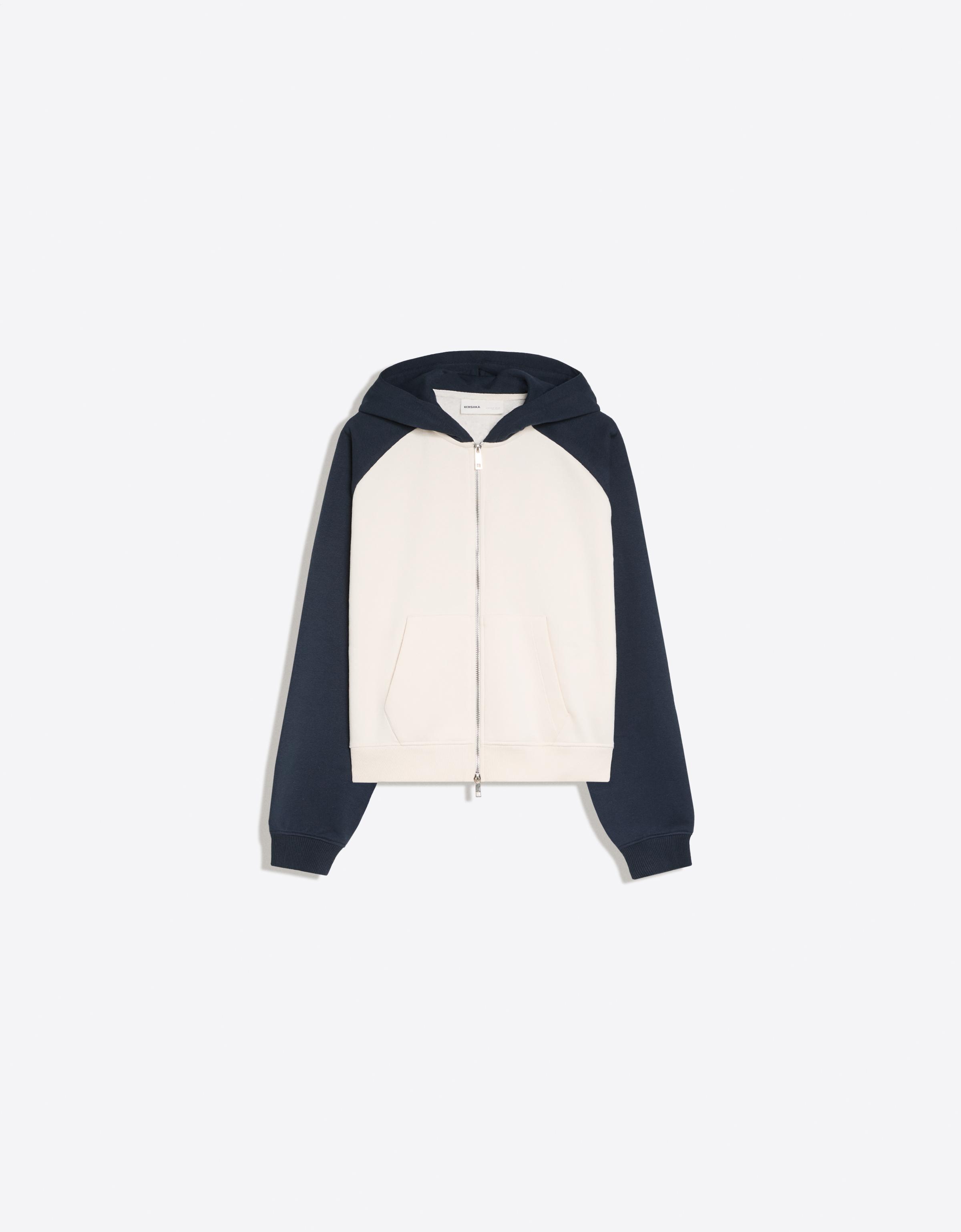 Bershka Kapüşonlu raglan kol oversize ceket