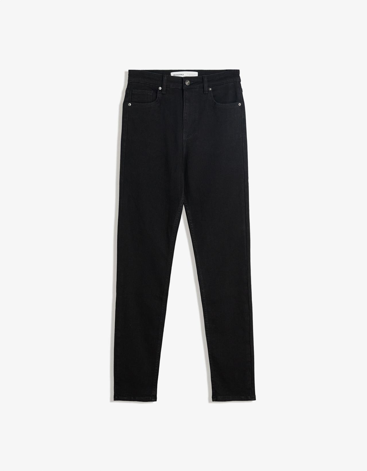 Super high-rise soft skinny jeans — Black