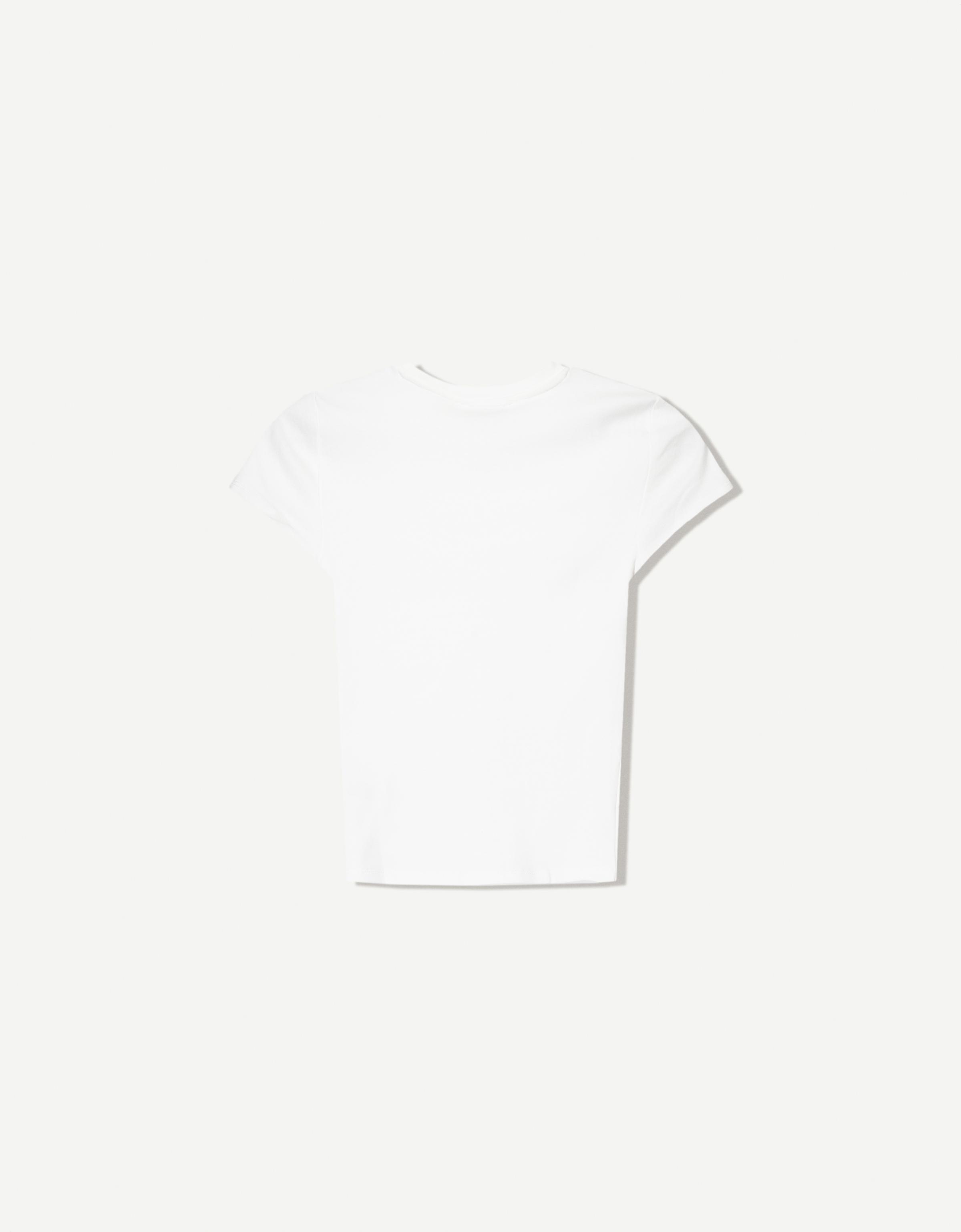 Kısa kollu bisiklet yaka tişört - Görsel 341