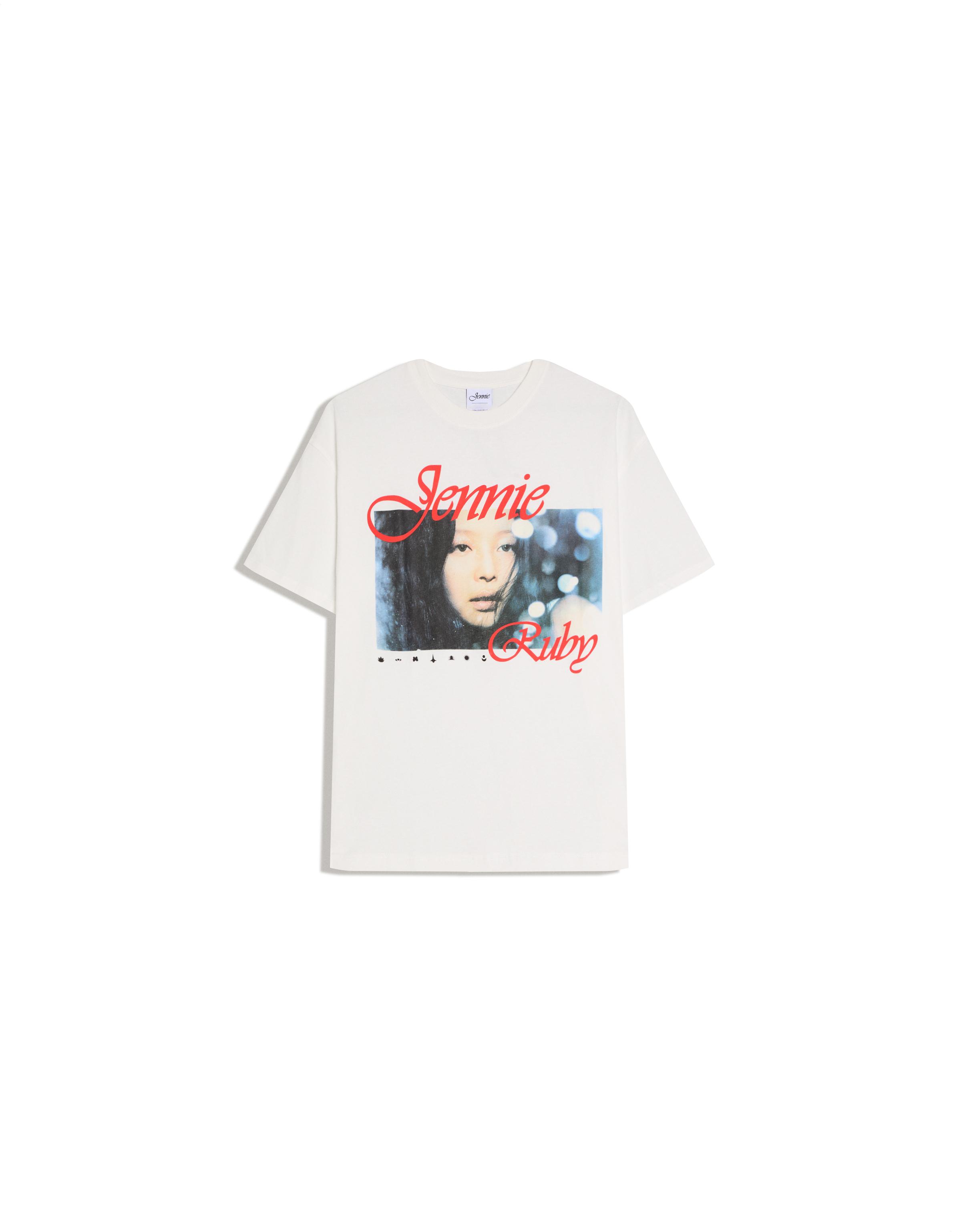 Jennie Ruby oversize short sleeve print T-shirt