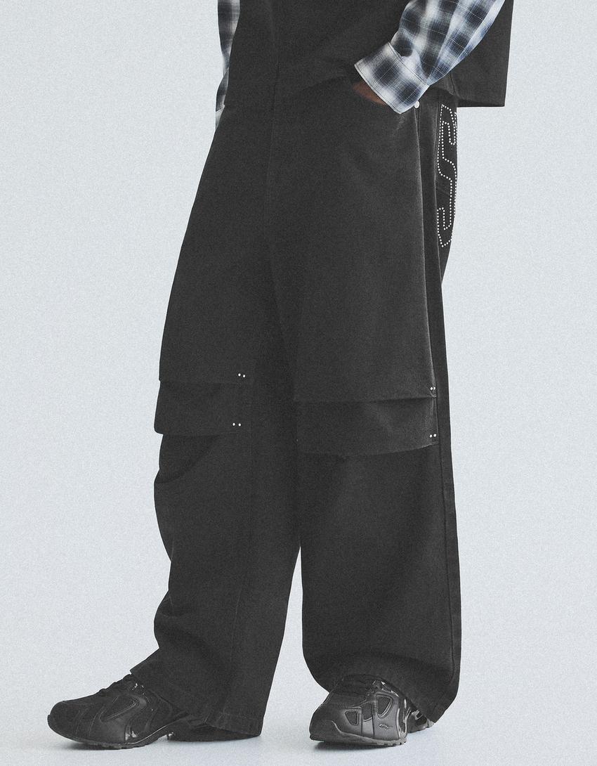 Jeans tachuelas-Negro
