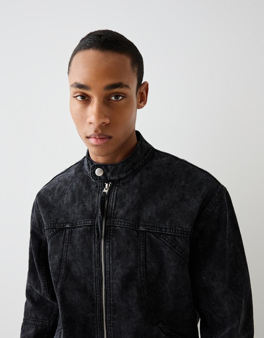 Избелено яке-Черно-2