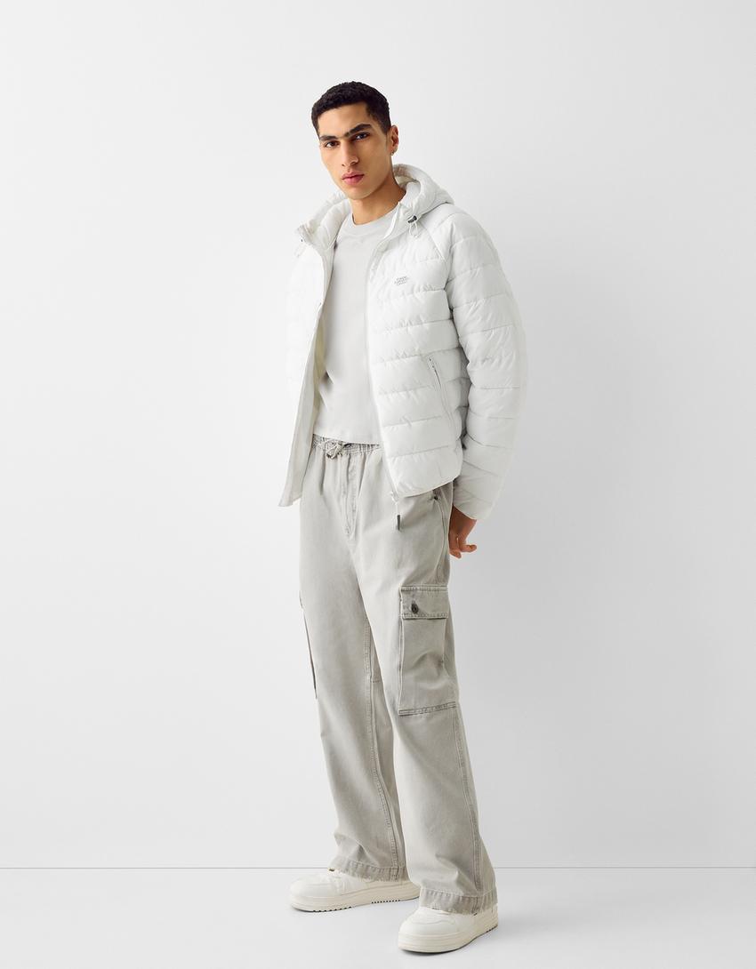 Blusão acolchoado e leve-Branco-3